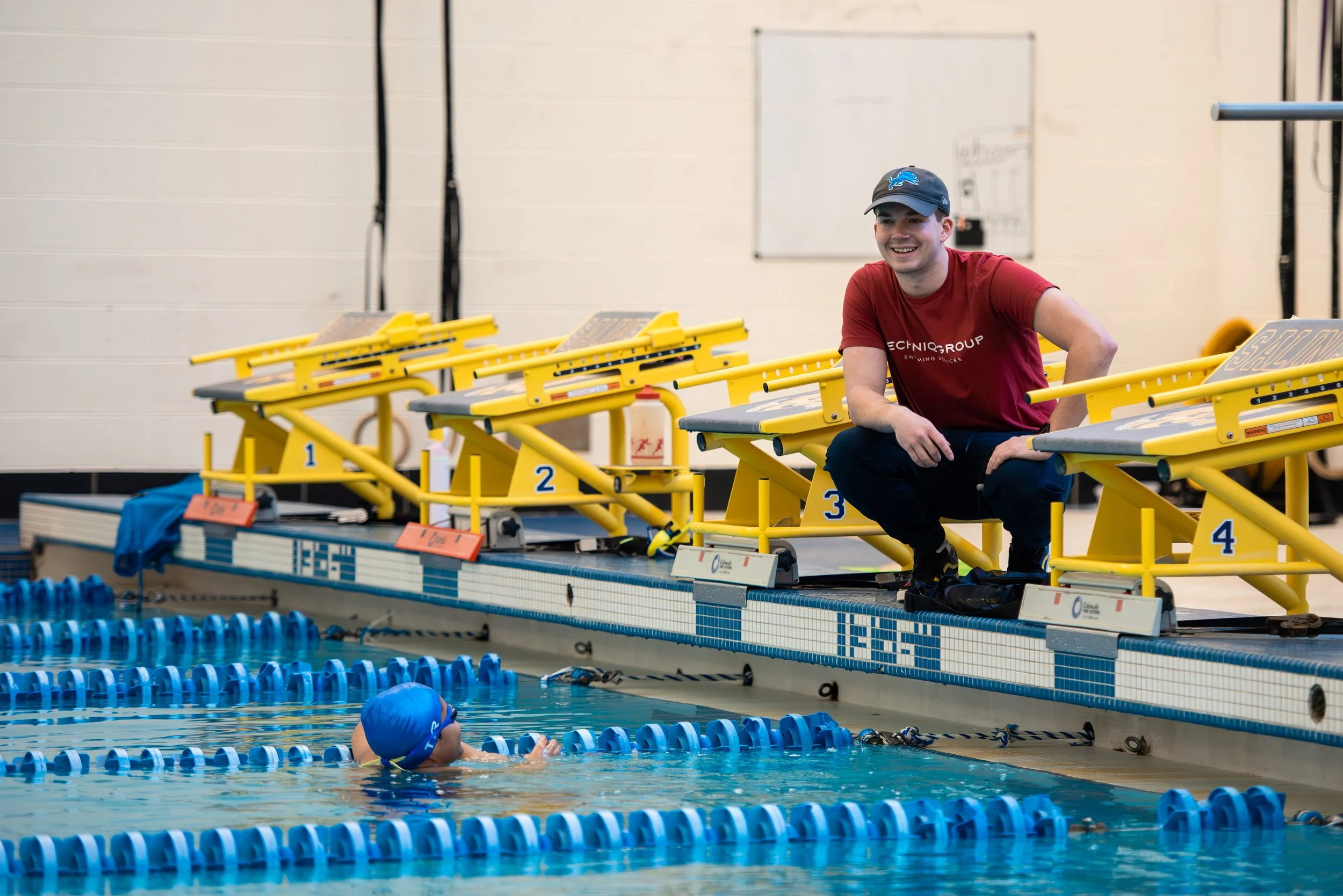 Swimming training