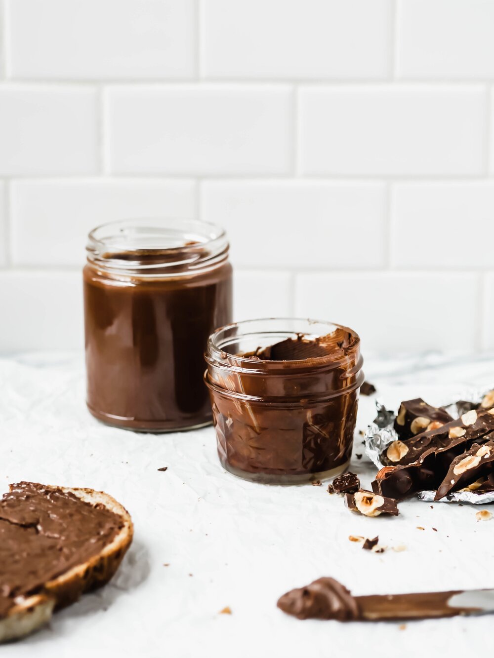 Easy Dark Chocolate Hazelnut Spread