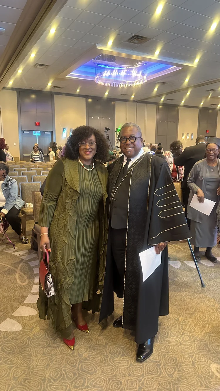 Lady Gail Booker and Rev. Dr. Spencer Lamar Booker together