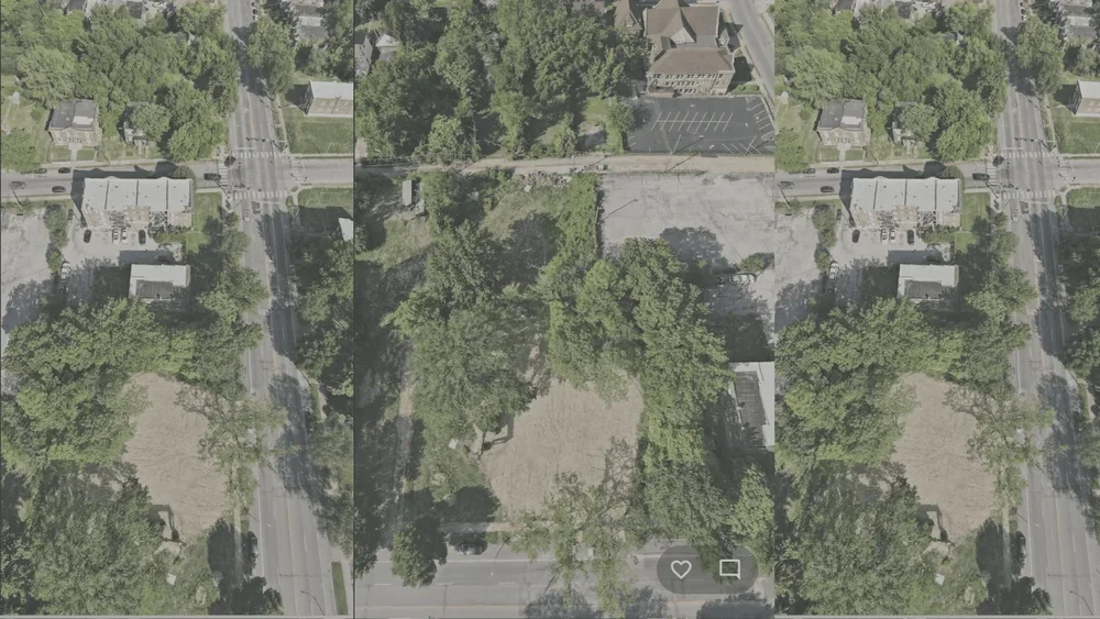 Aerial views of the site for the proposed Renaissance Revitalization Senior Adult Living Dome
