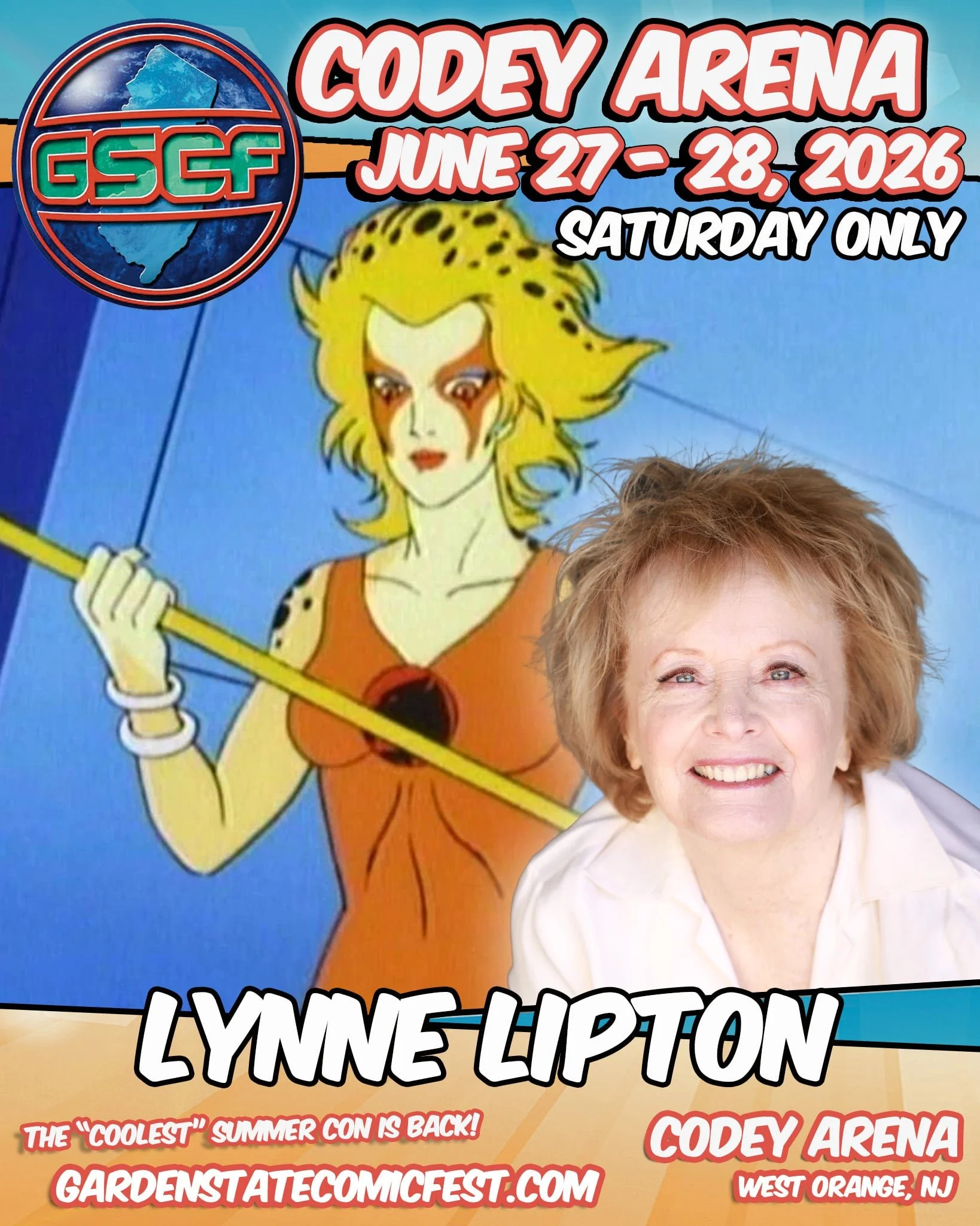Lynne Lipton appearing at Garden State Comic Fest 2026