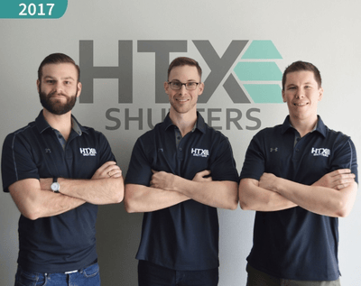 HTX Shutters team delivering standard-setting plantation shutter service