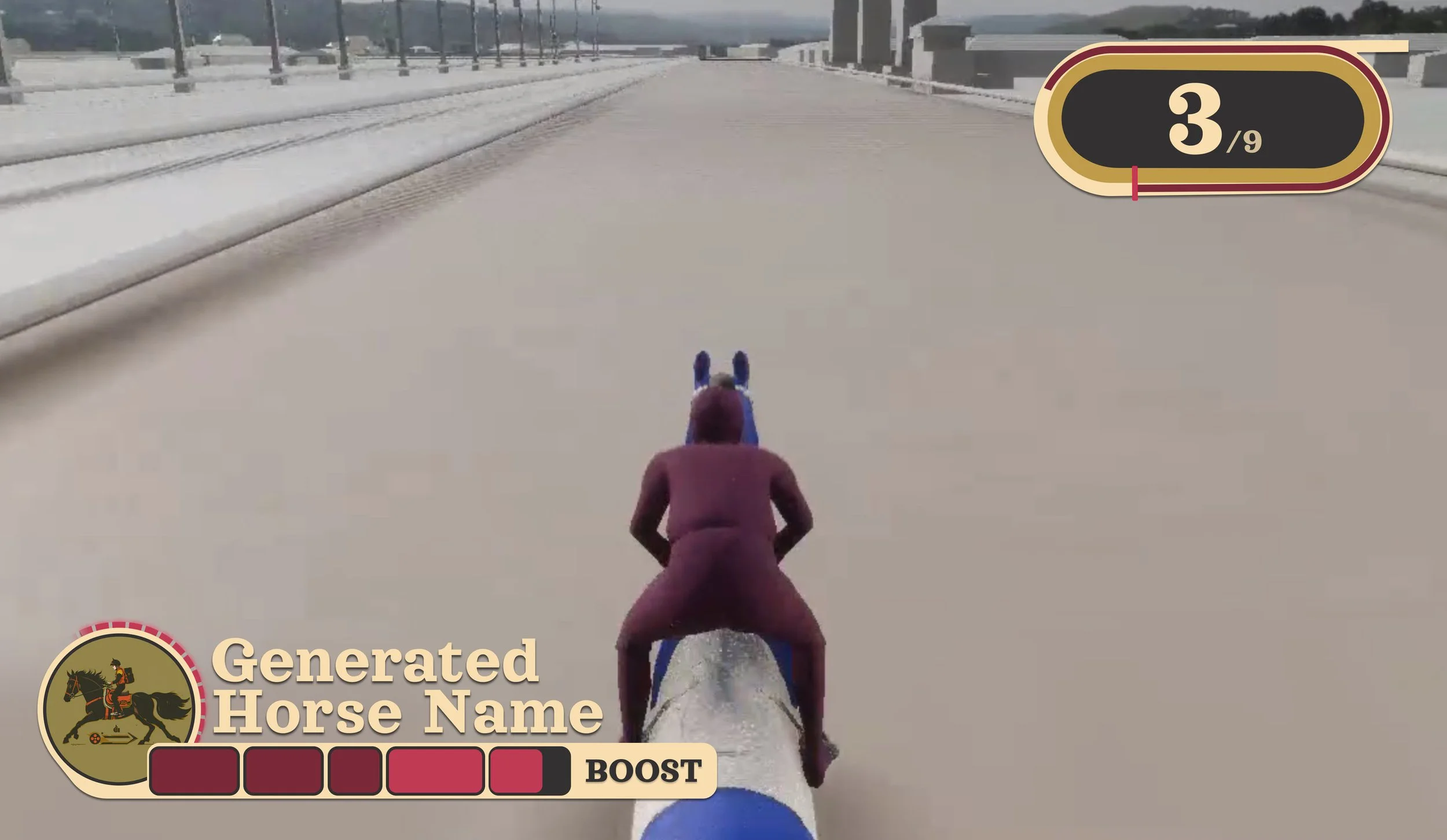 Race and manage boost: Riders Up screen preview.