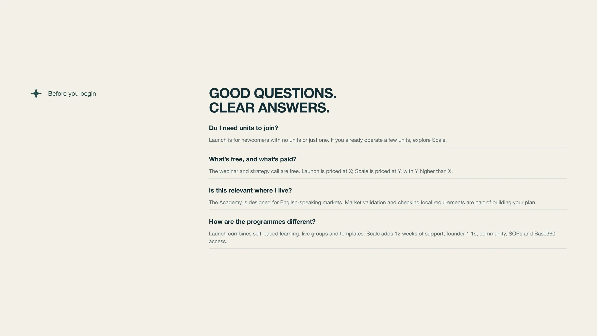 Frequently asked questions