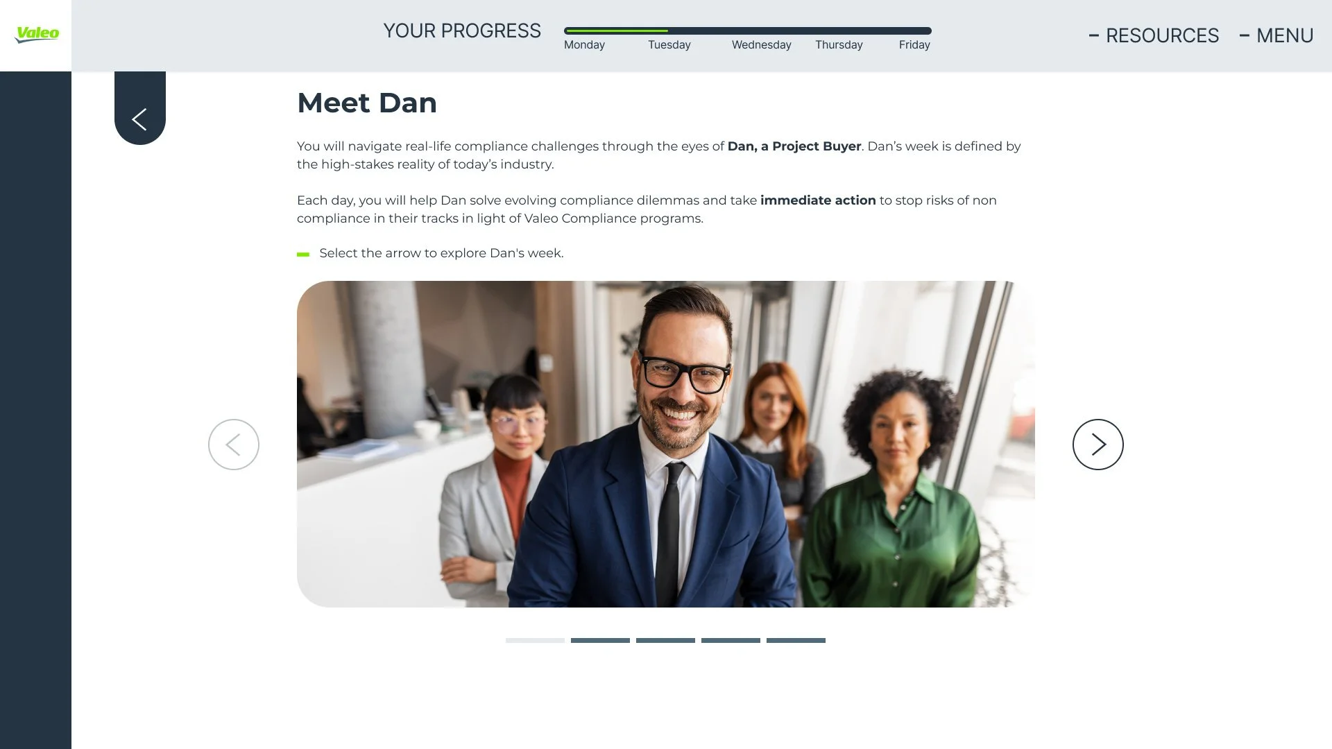Meet Dan character introduction