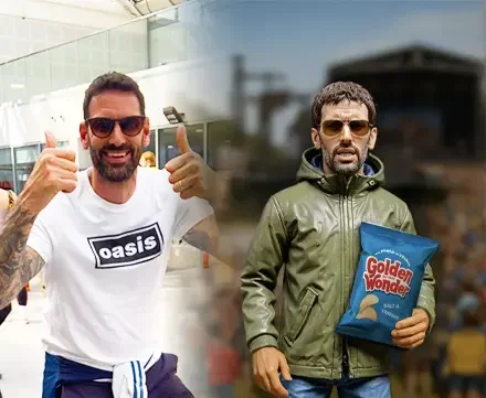 AI photo booth hire Edinburgh — Golden Wonder Oasis activation at Haymarket Station by Social Jungle