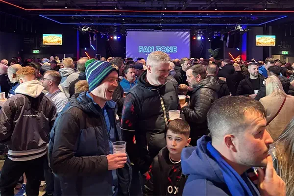 Fan engagement activation at a UK sporting event by Social Jungle