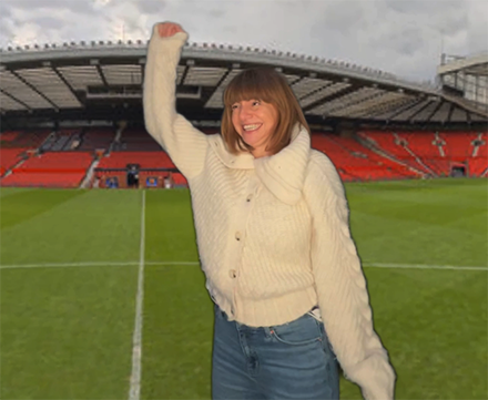 360 video booth hire — fan transportation activation placing supporters on the pitch in branded video content at a sporting event