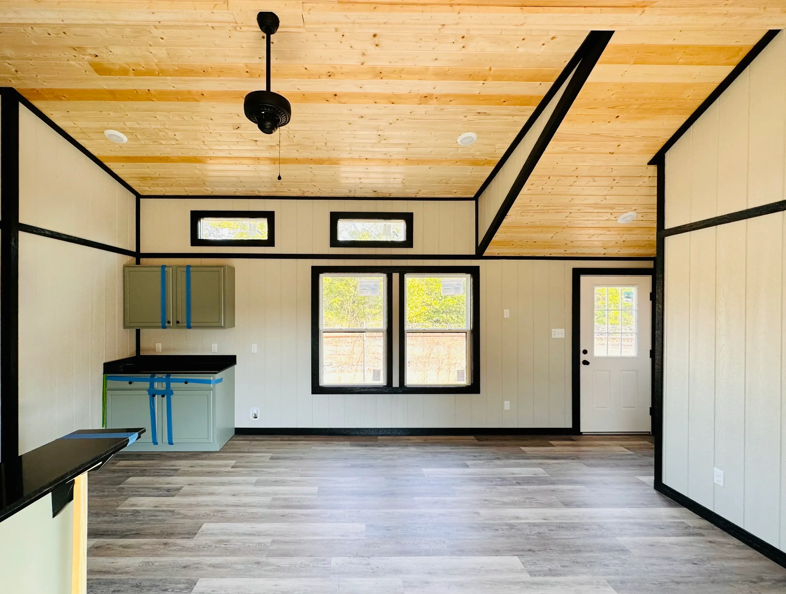 New Candle Cottages open concept living and kitchen layout, financed by BuildBuyRefi Home Loans