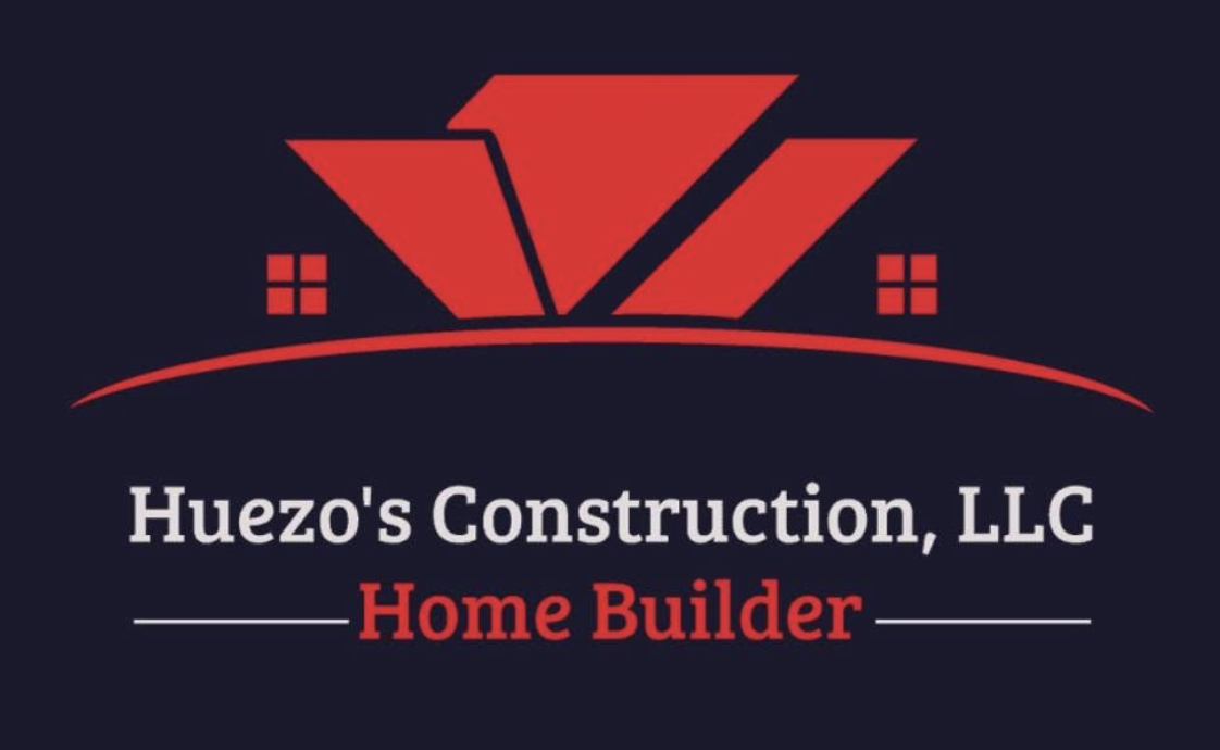 Huezo's Construction LLC logo, custom home builder in Buckingham, Virginia, financed by BuildBuyRefi Home Loans