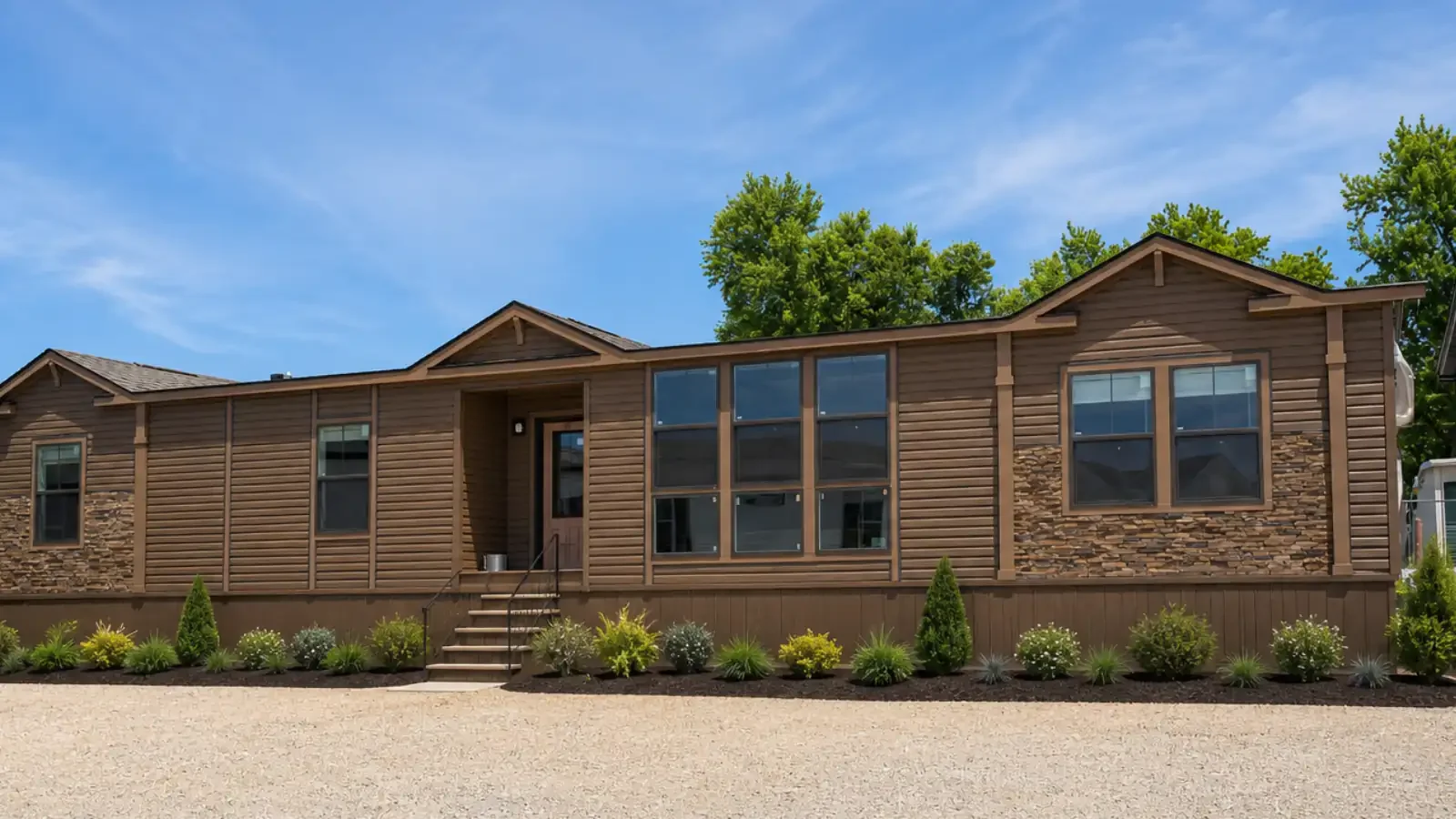 Three Stone Homes Model 10 Exterior, financed by BuildBuyRefi.com