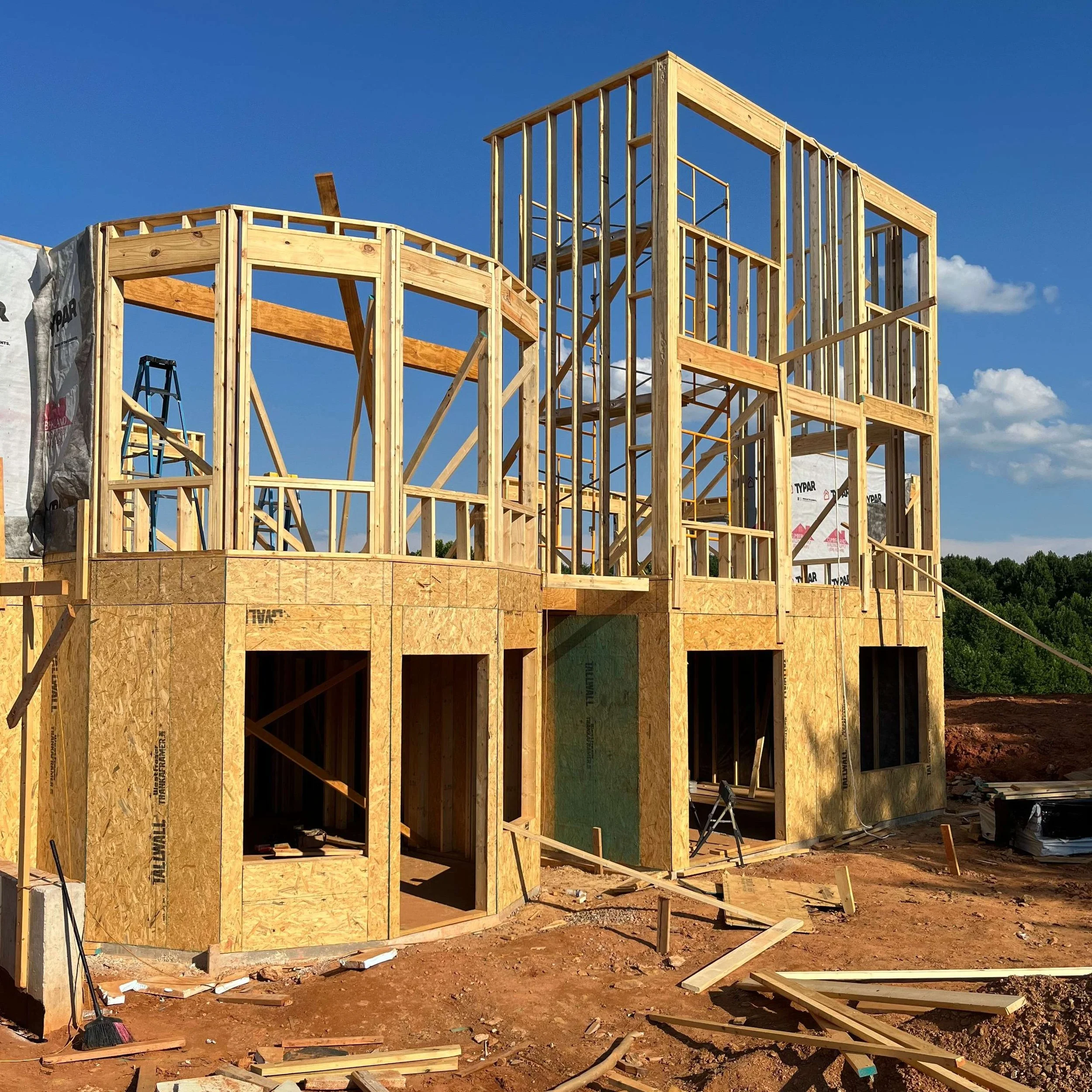 Huezos Construction Ground Up Build 3 Frame Out, financed by BuildBuyRefi Home Loans