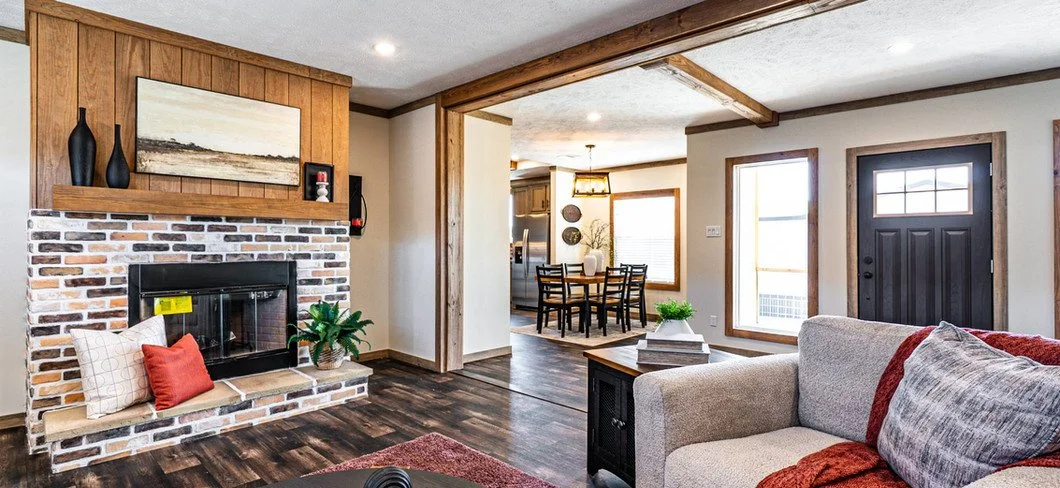 The Cedar Creek CS-3240 interior open layout, financed by BuildBuyRefi Home Loans