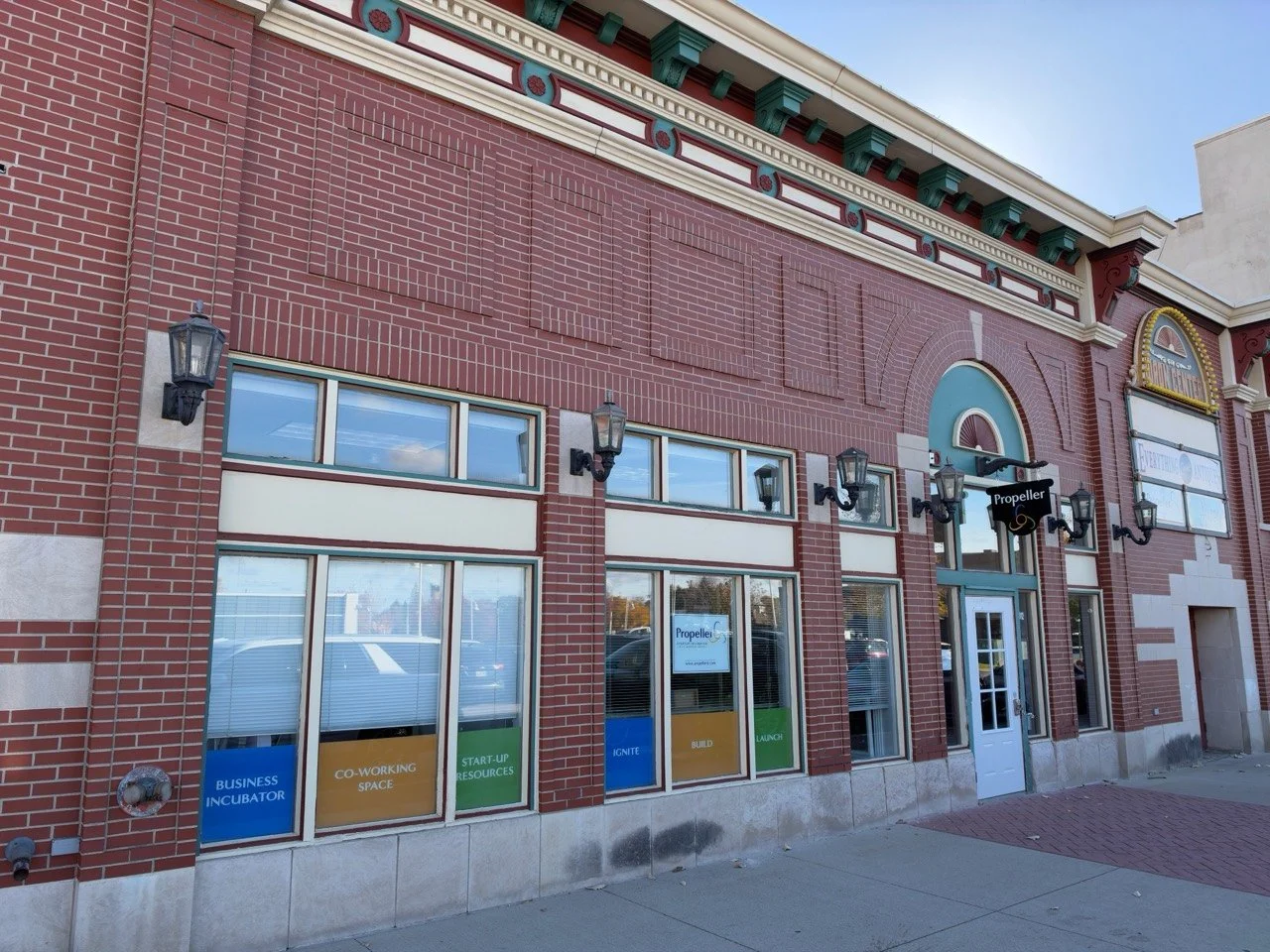 Propeller entrance at 312 Superior Mall in Port Huron