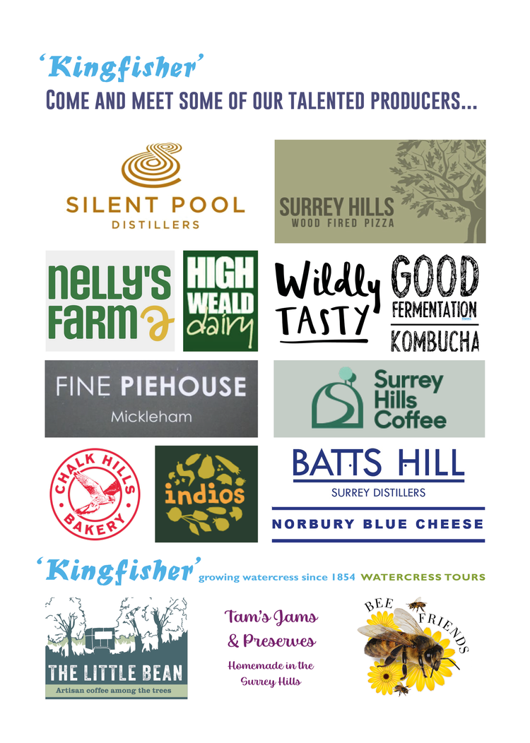 Outstanding local producers at Kingfishers - Surrey Day  11 May 2024...