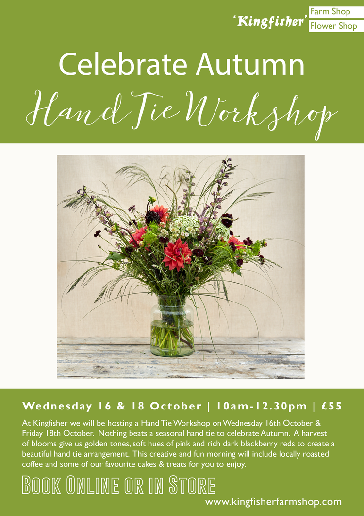 Book your place on the Autumnal hand tie workshop..