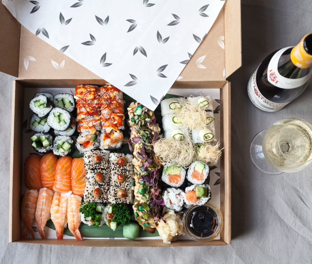 Exceptional Sushi and Pan- Asian  Freshly prepared every day -order here and delivered to Kingfisher for collection ...