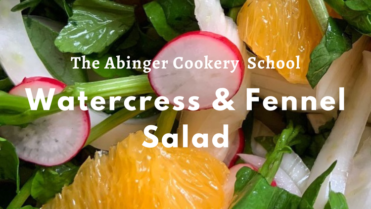 Ali made up the Watercress & Fennel Salad for us ... it is delicious and can be found in our Kingfisher picnics at Surrey Day .. Book a spot.