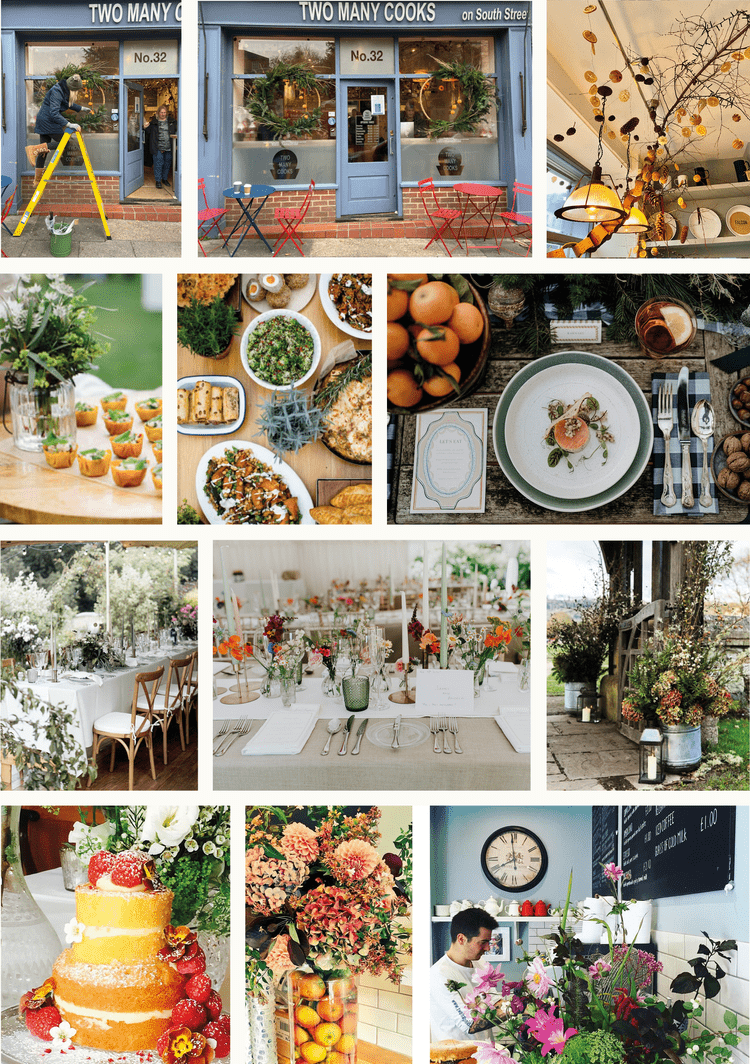 Some fun events.. weddings, parties Kingfisher and Too Many Cooks have worked on.  See Kingfisher Flower Girls Christmas wonder at the Two Many Cooks coffee shops... 