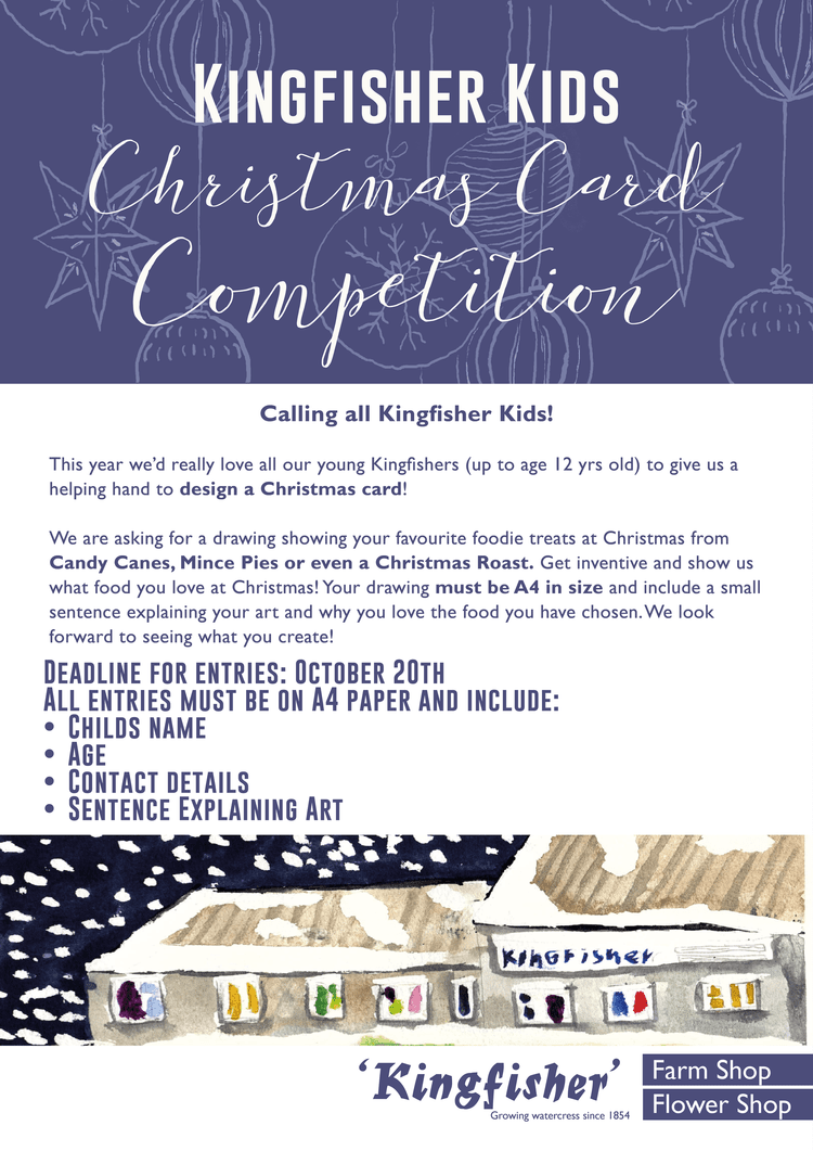 Design a Christmas Card by October 20th 