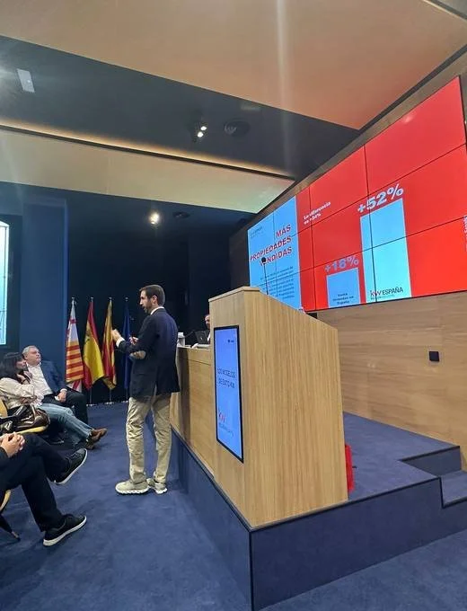 Jordi Clanchet presenta los resultados de las agencias inmobiliarias KW