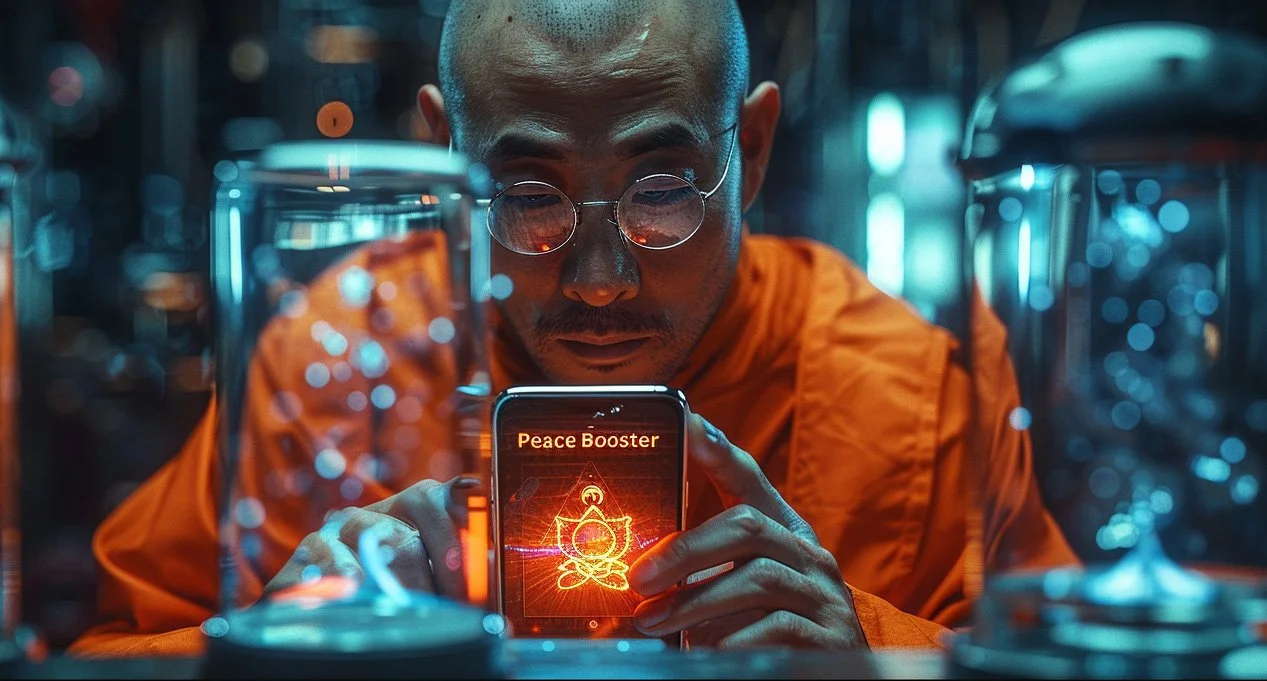 Peace Booster free meditation app for anxiety relief, stress reduction, mindfulness, inner peace, and mental clarity