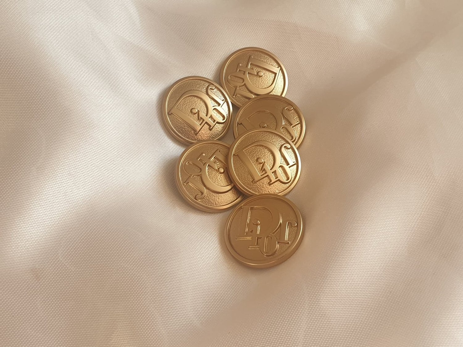 One Metal Versace Button 20mm — Made By Adele