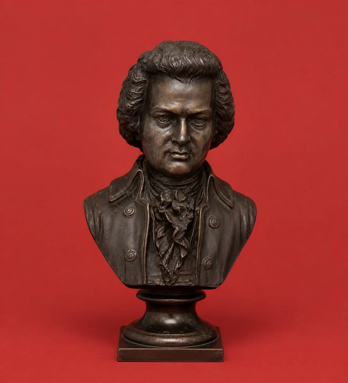 Portrait Bust of Wolfgang Amadeus Mozart by Maker unrecorded