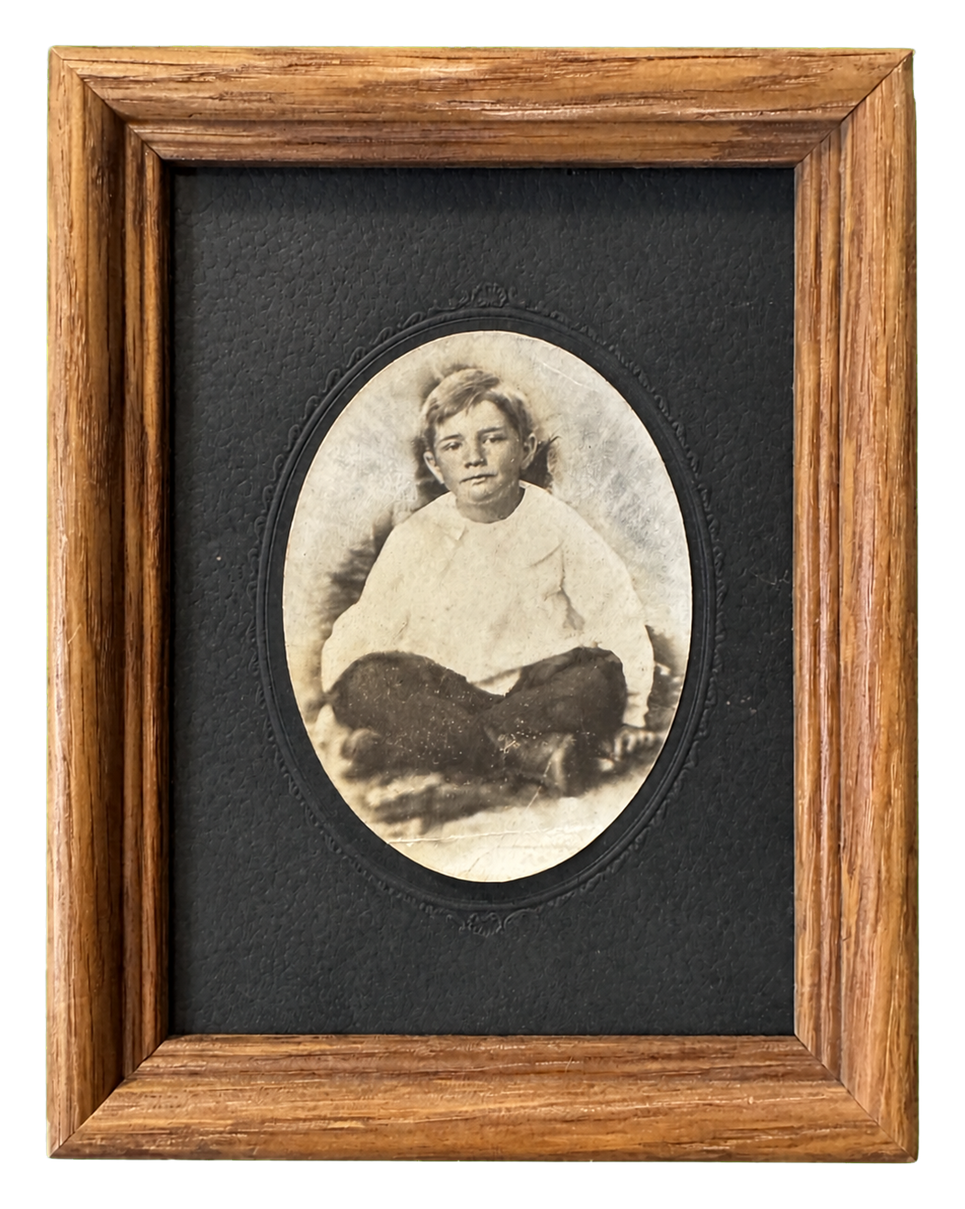 Portrait of a Young Boy by Unknown (typically produced by local commercial photography studios)