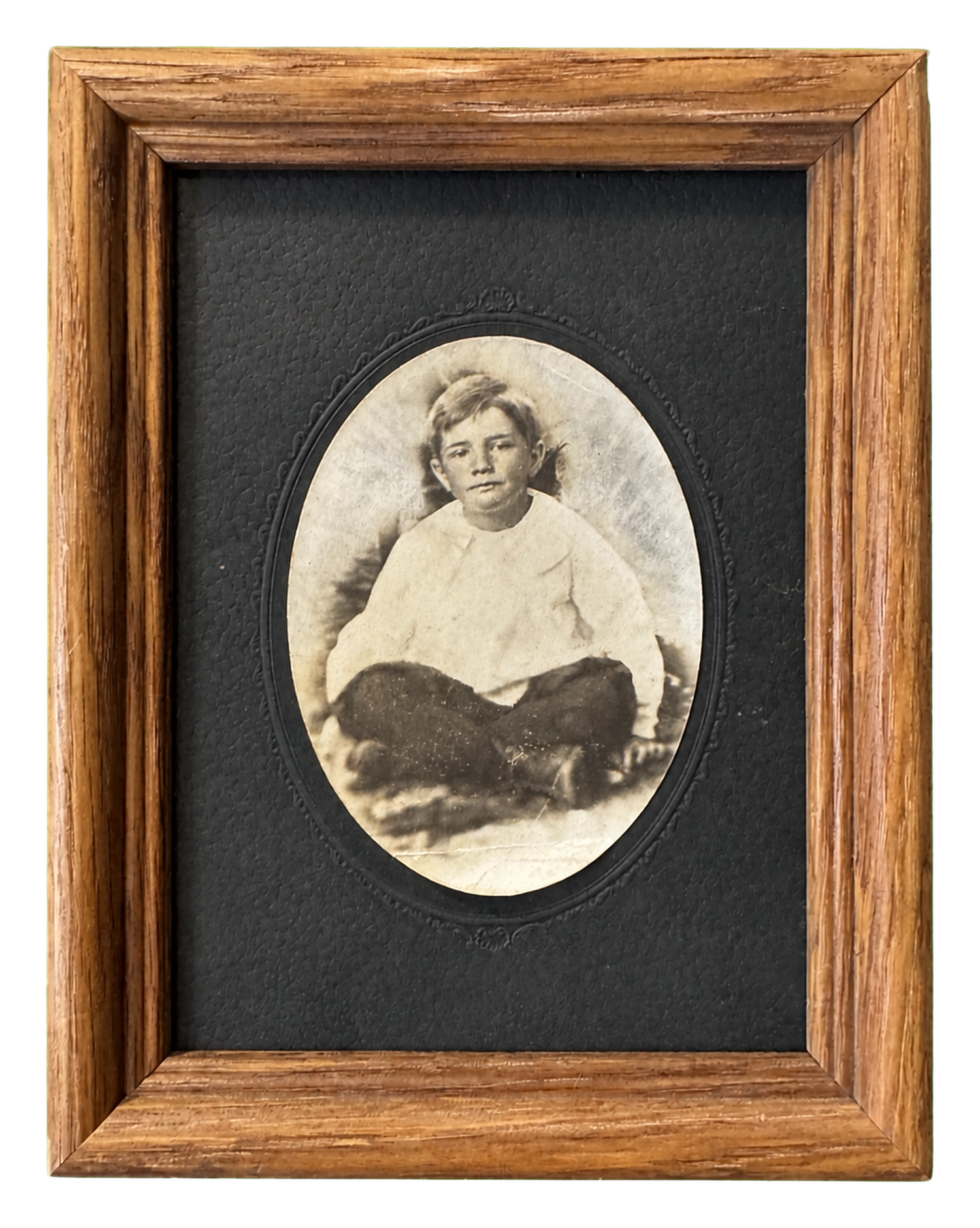 Portrait of a Young Boy by Photographer unknown