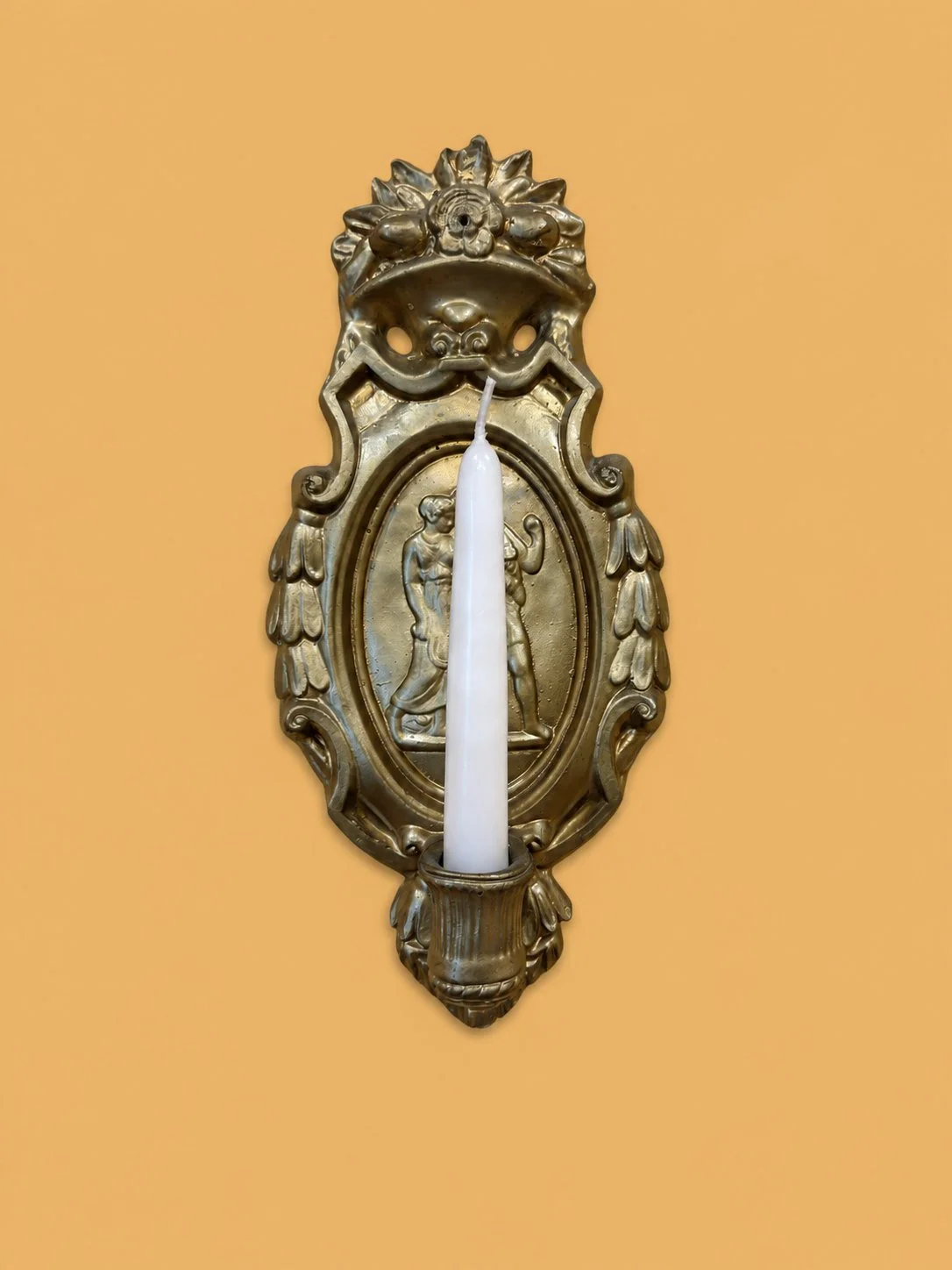 Candle Wall Sconce by Maker unrecorded