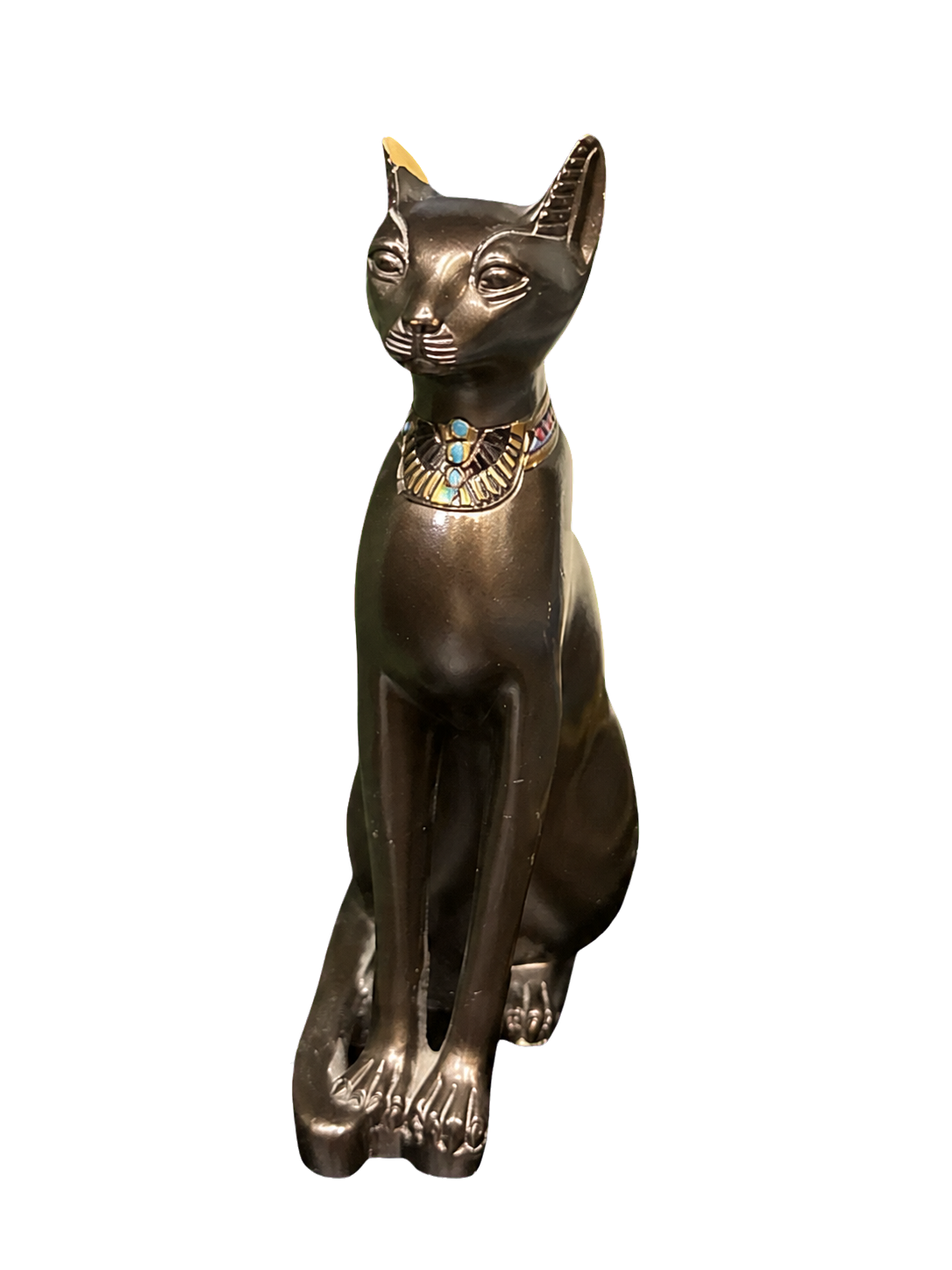Egyptian-Style Cat Figurine by Maker unrecorded