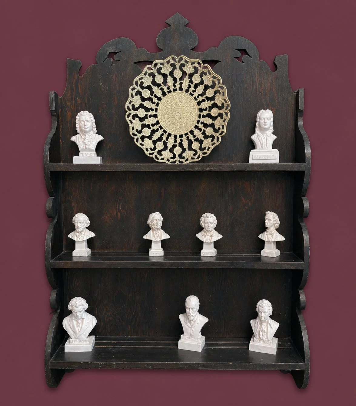 Composer Bust Collection by Maker unrecorded