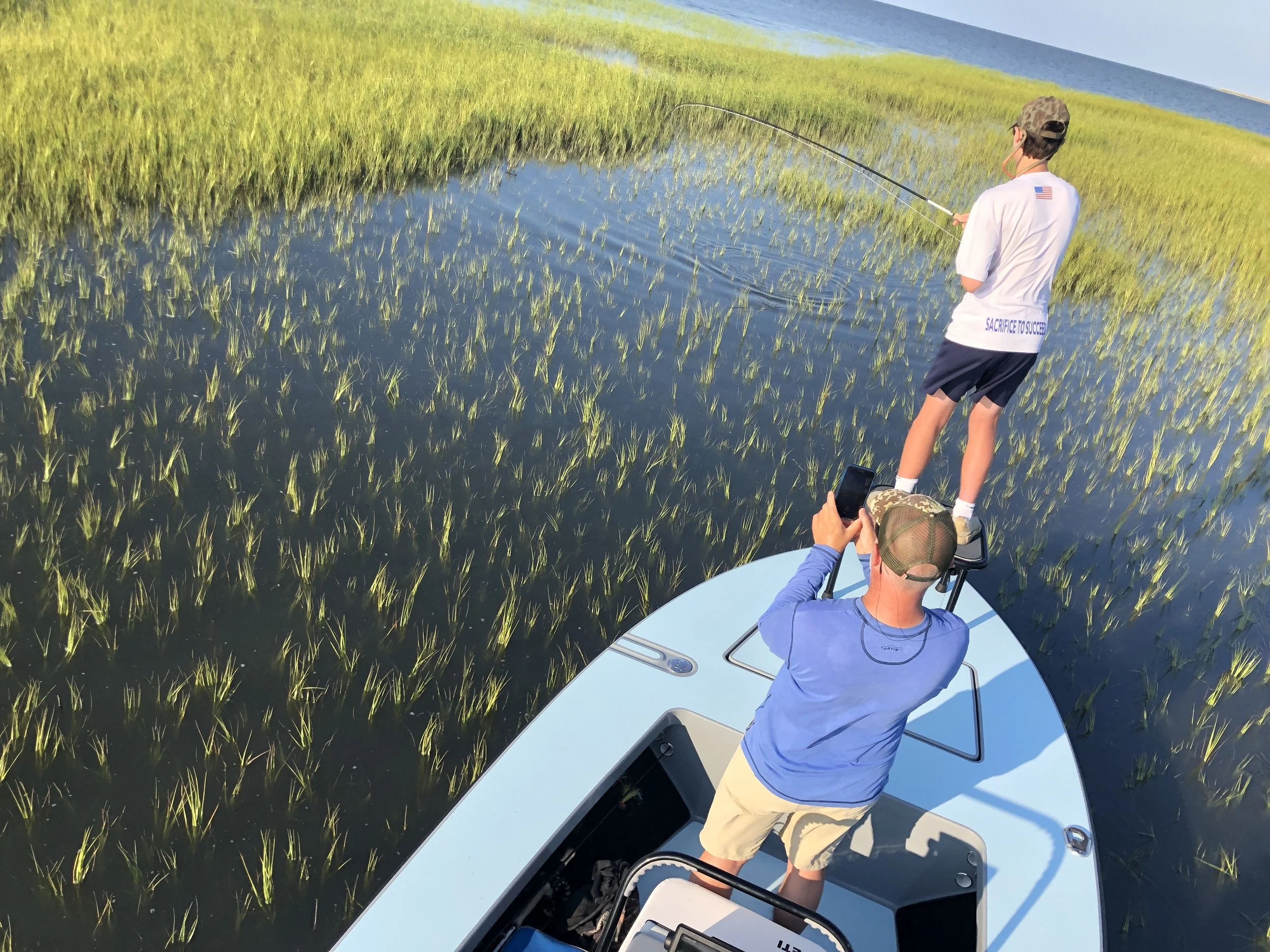 Fly fishing the Lowcountry waters around Beaufort, South Carolina