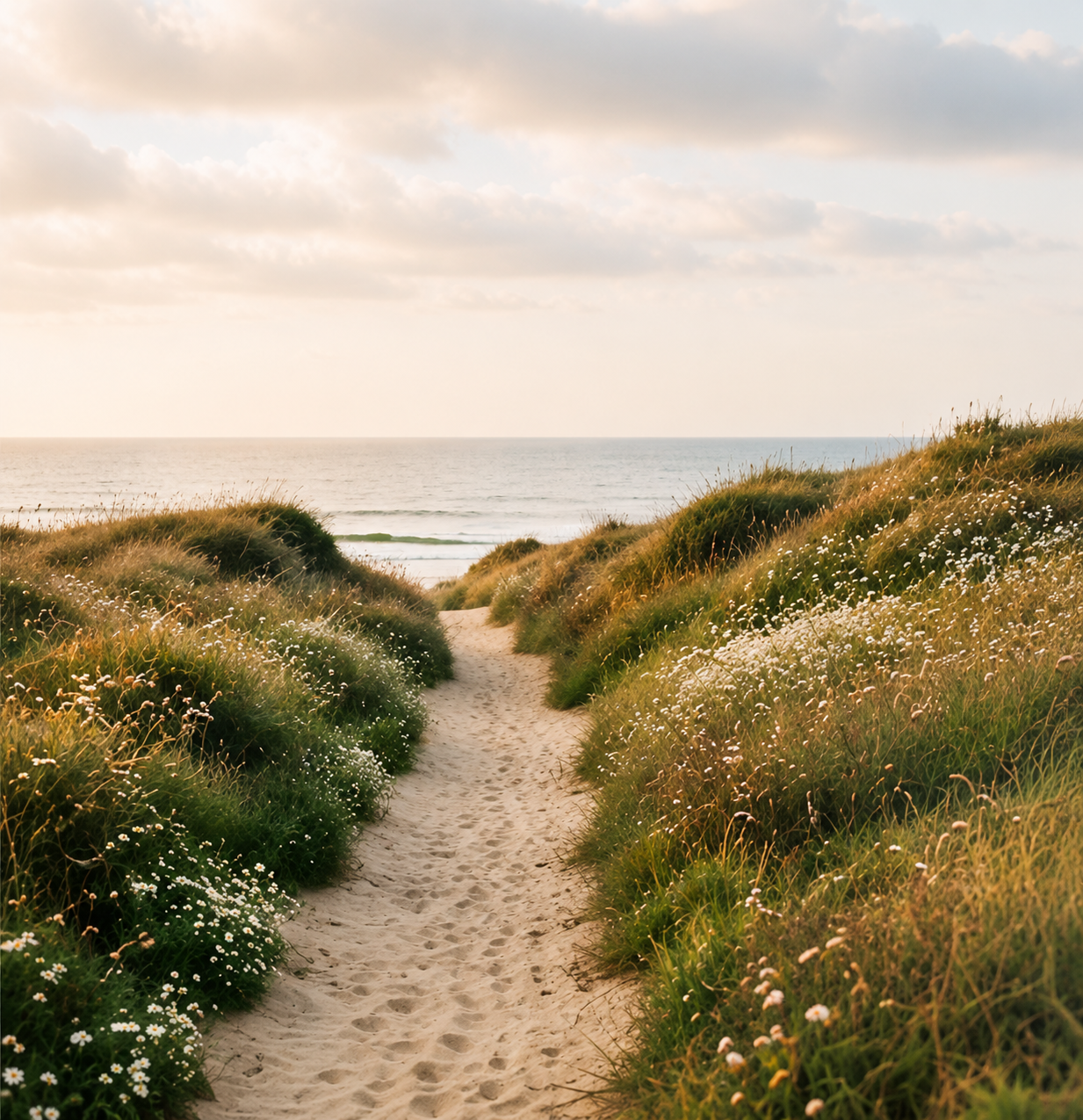 Path through dunes