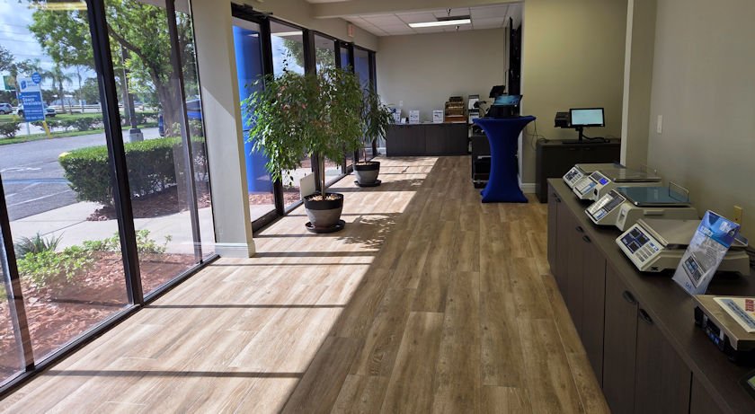 BizTracker local POS showroom and lobby in Tampa Bay