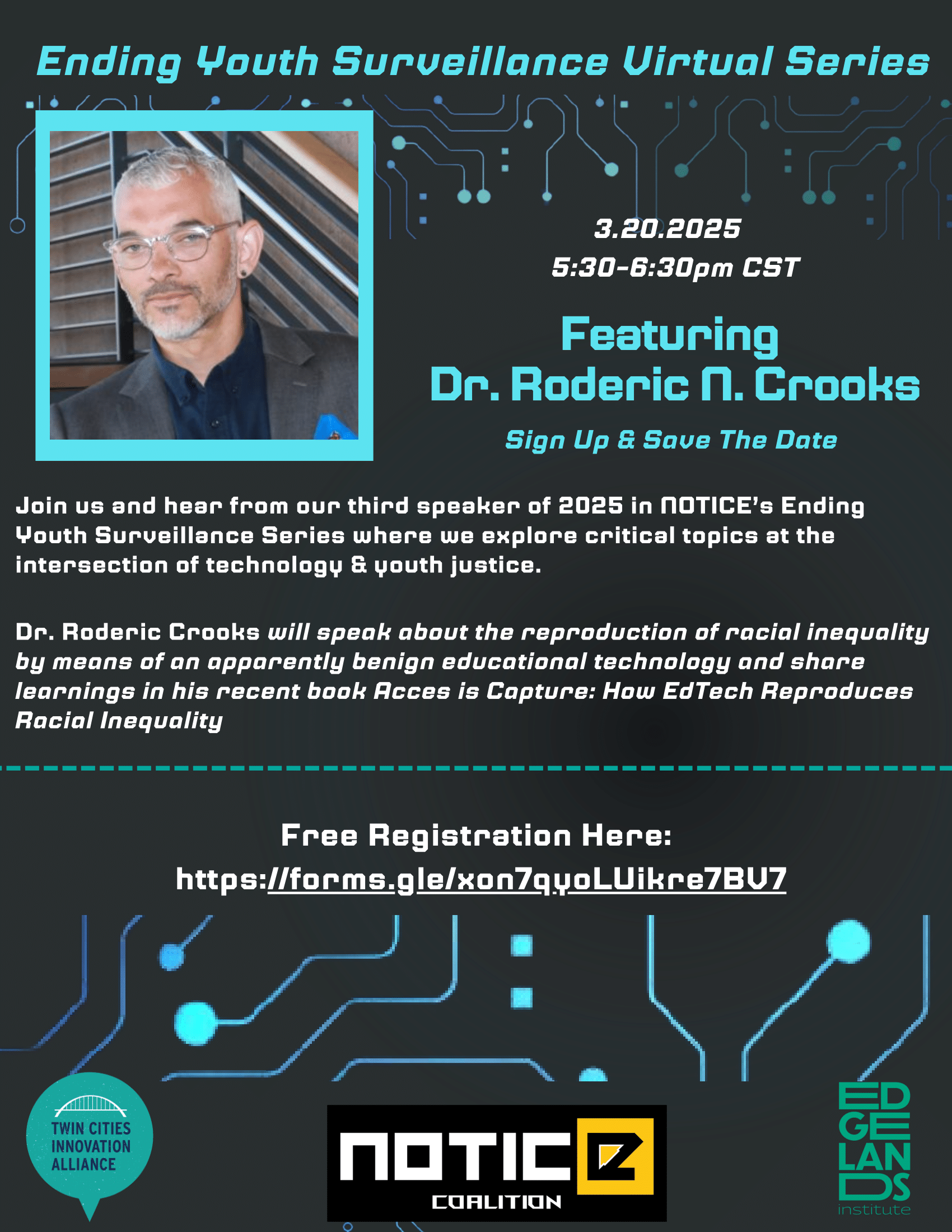 February Speaker Series Event Flyer
