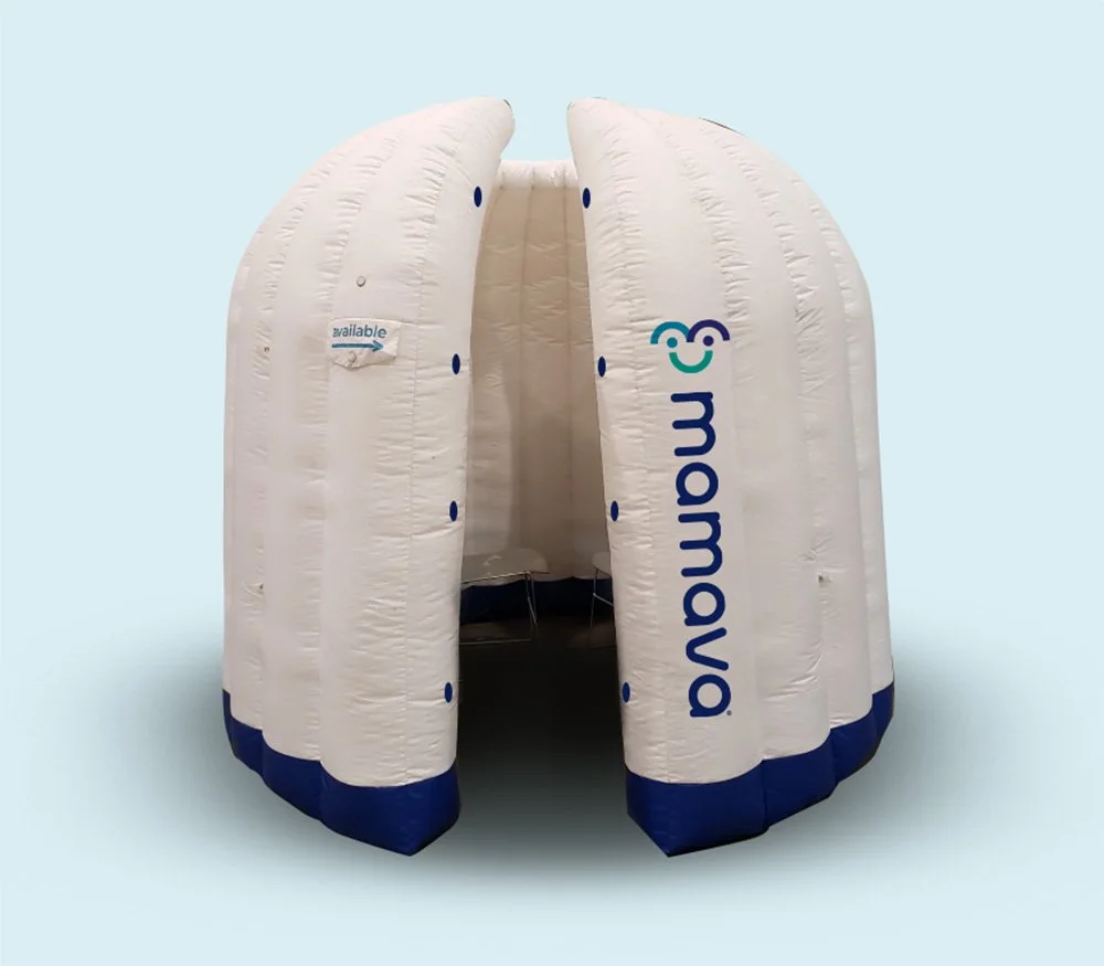 Mamava Inflatable pop-up lactation pod for events