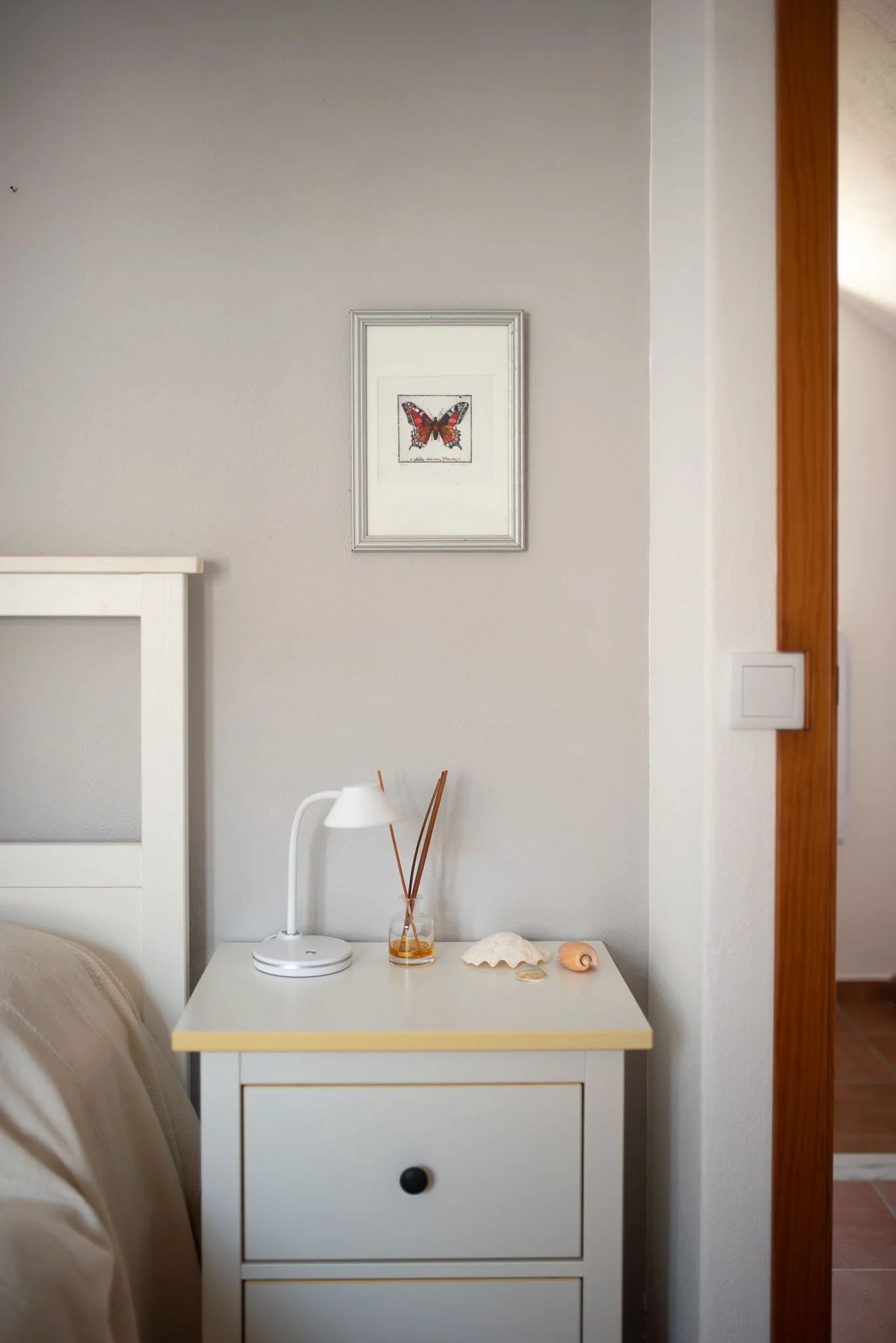 Bedside table detail