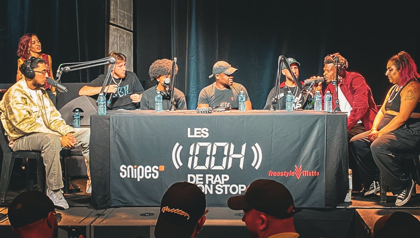 Les artistes réunis aux 100 Heures de Rap Non Stop
