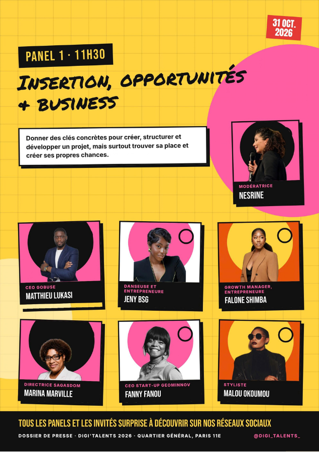 11 h 30 - Insertion, opportunités et business