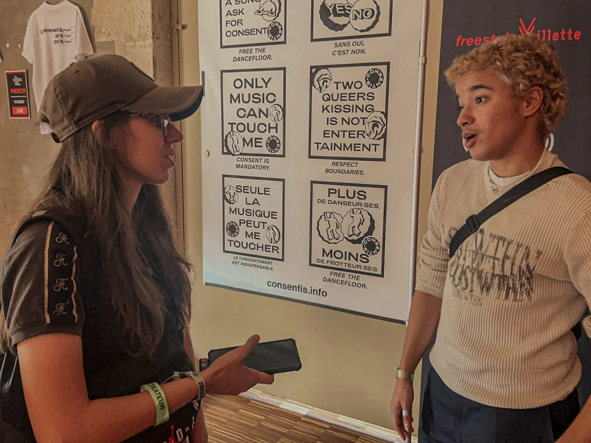 Océane en interview pour Stand Up Wak'Up