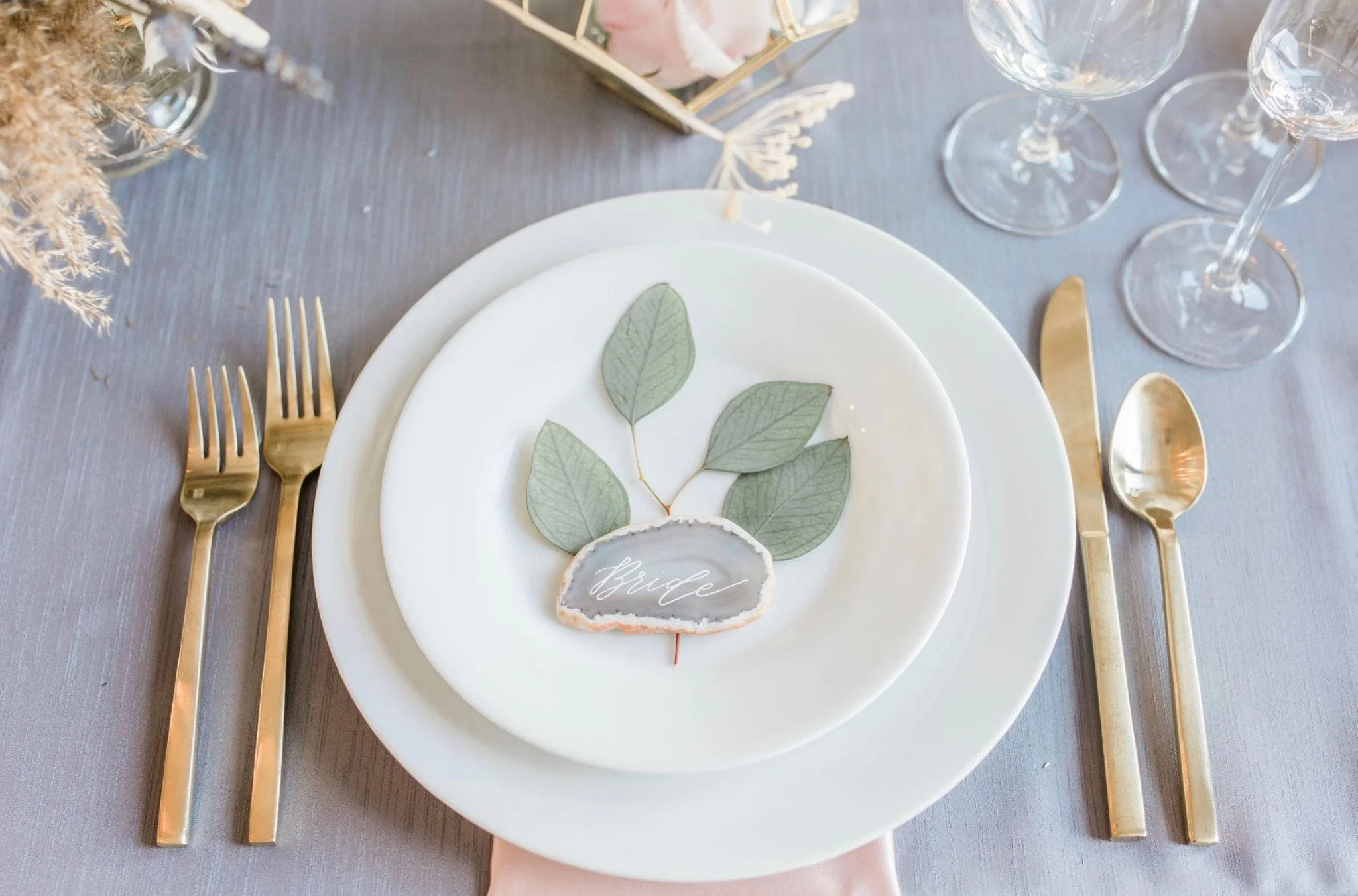 Agate Place Cards