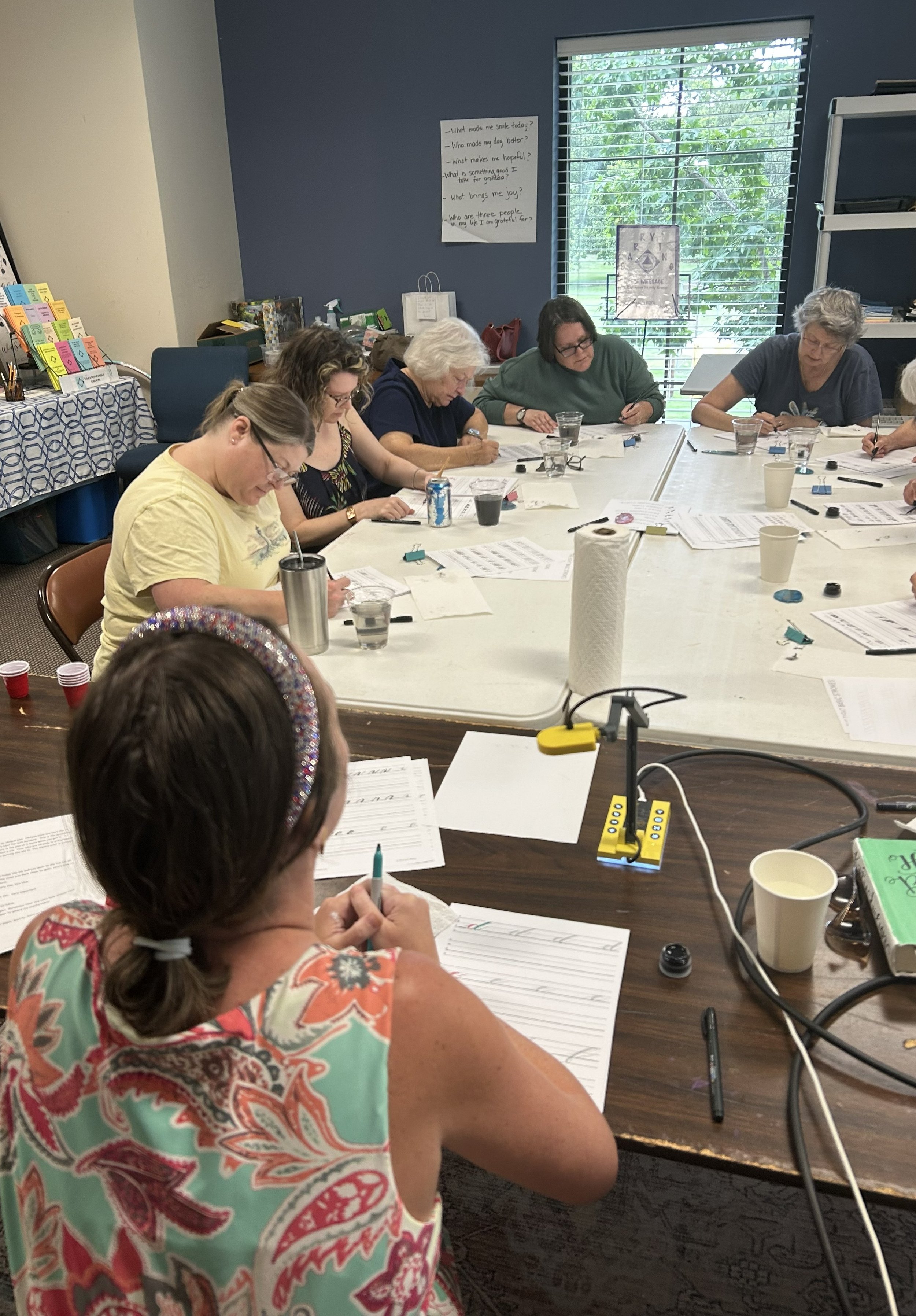Calligraphy class