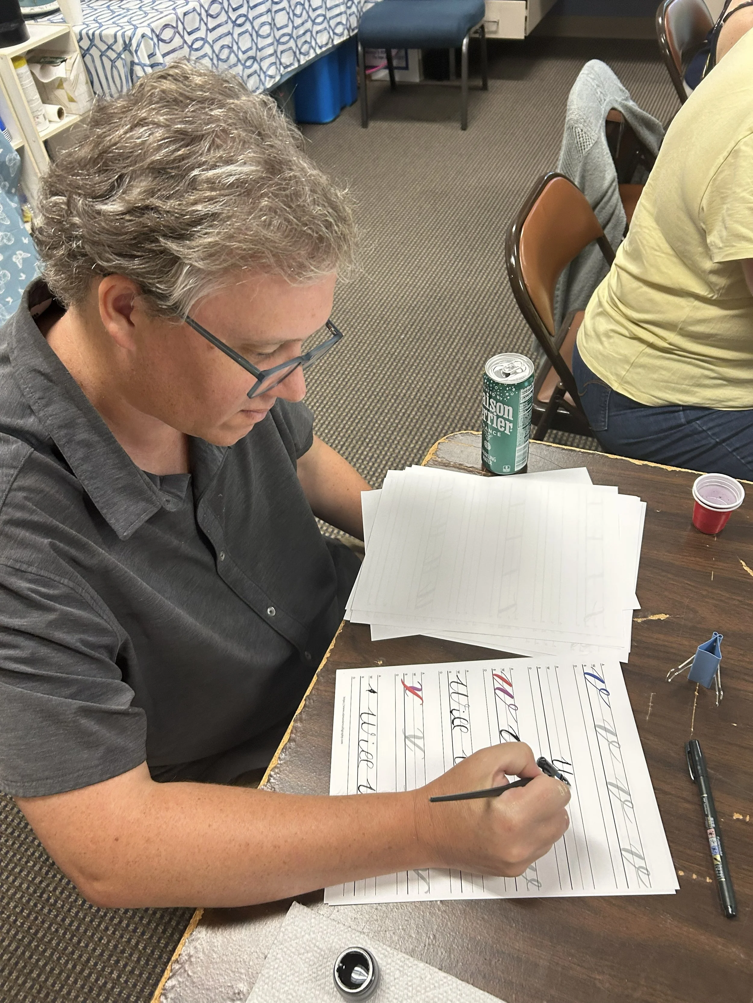 Calligraphy class