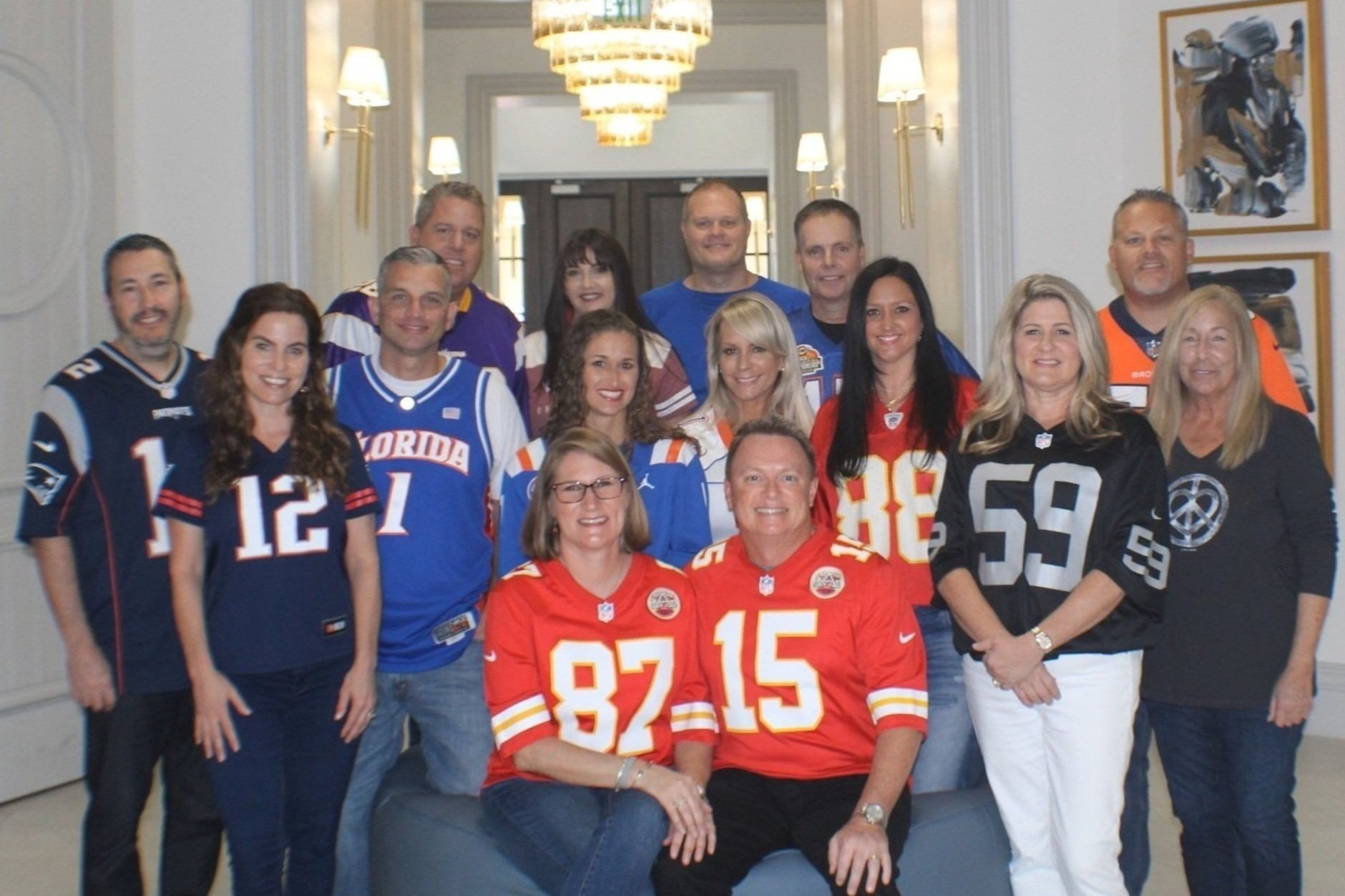 Amber’s Antibodies board together at an event