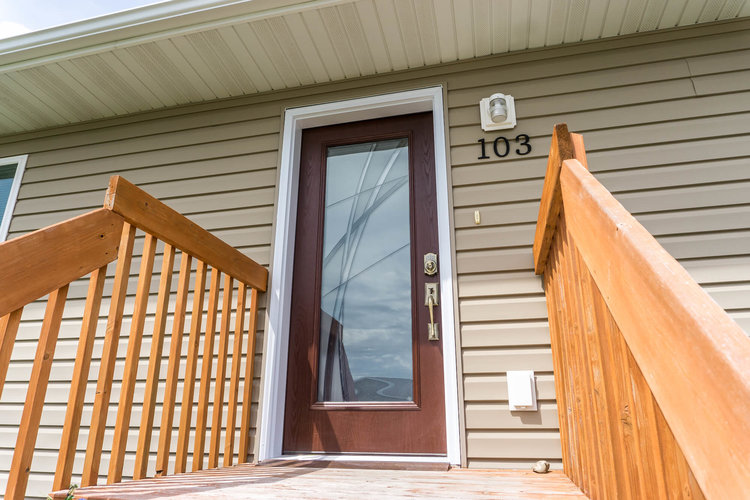 New Front Door Installation By Superior Siding Builders Firstsource