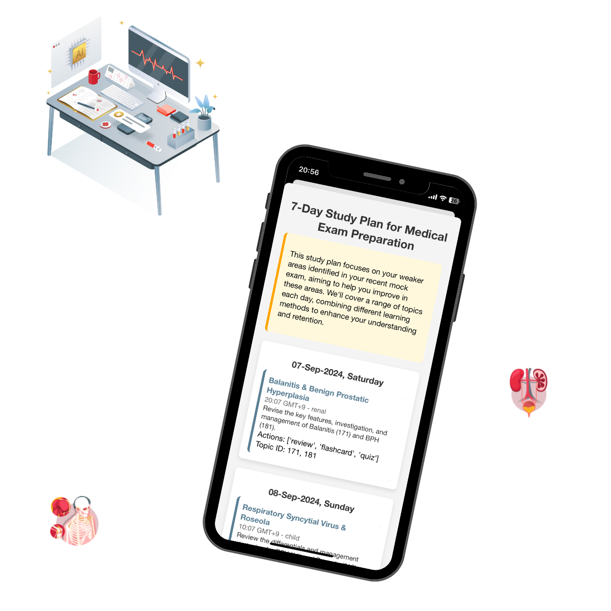 Custom Exams and Study Plans