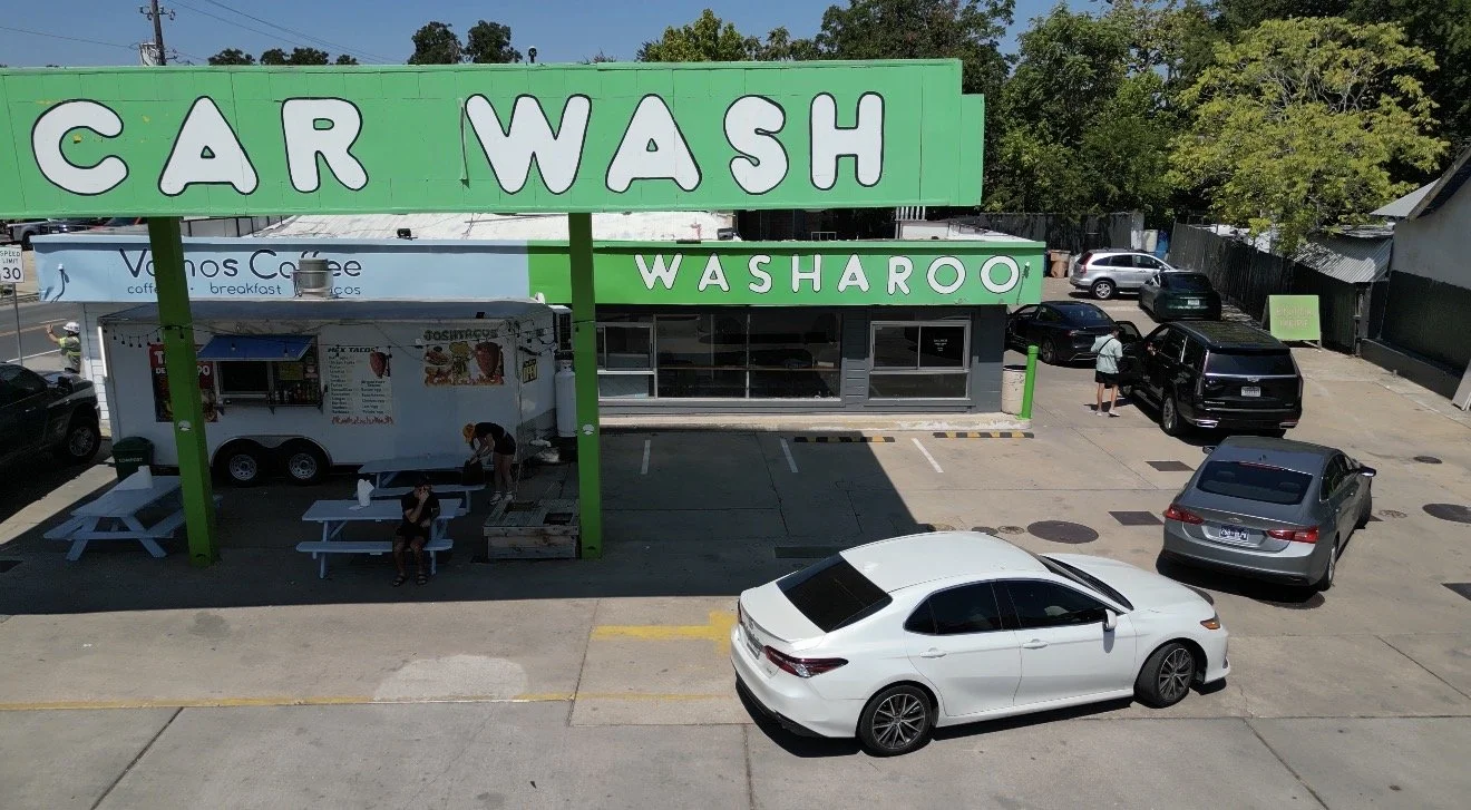 Washaroo East Austin aerial view