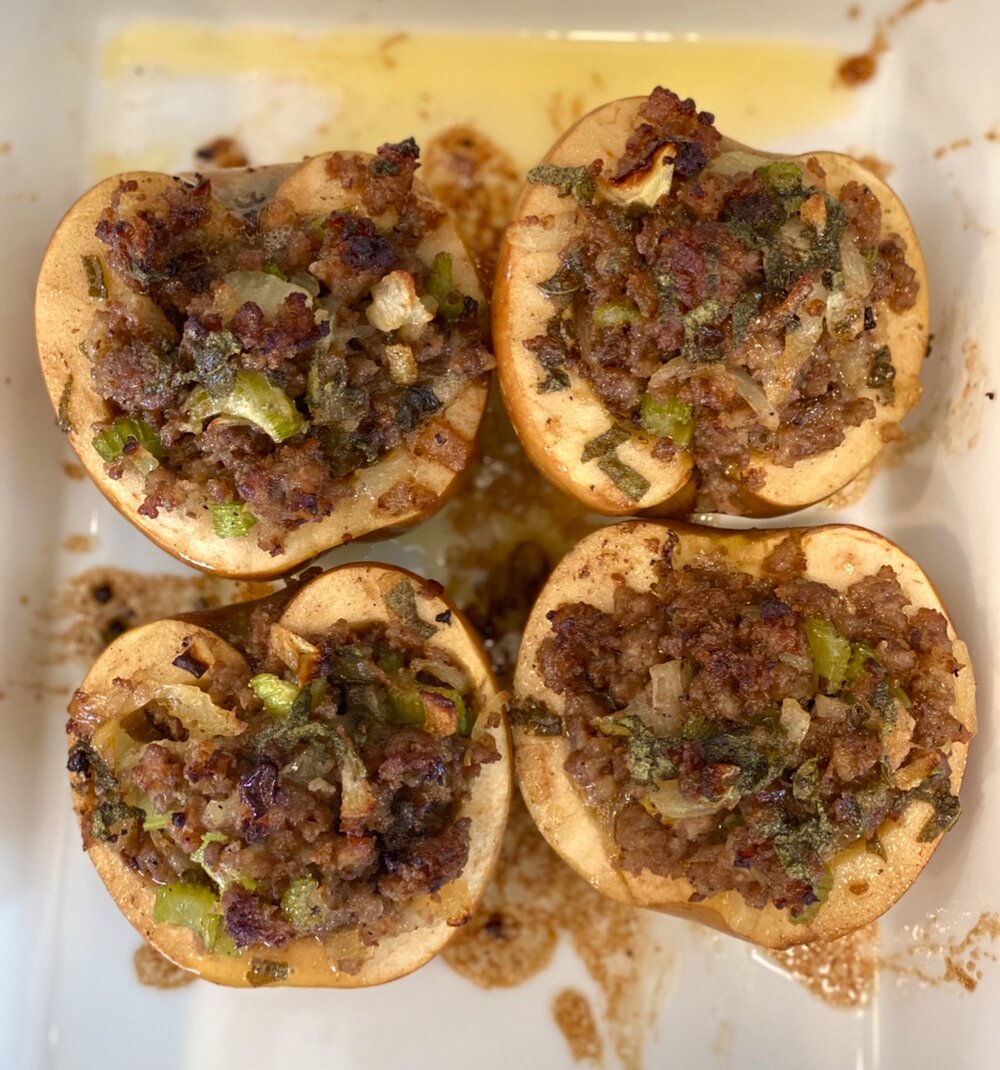 Savory Baked Apples 